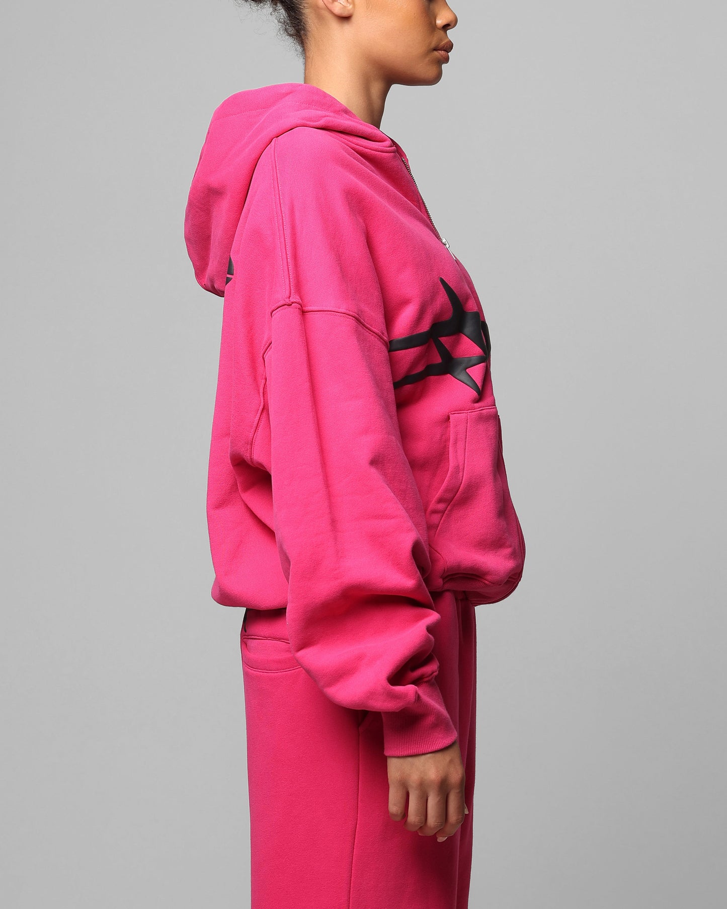 Loiter Celestial Full Zip Hoodie Pink