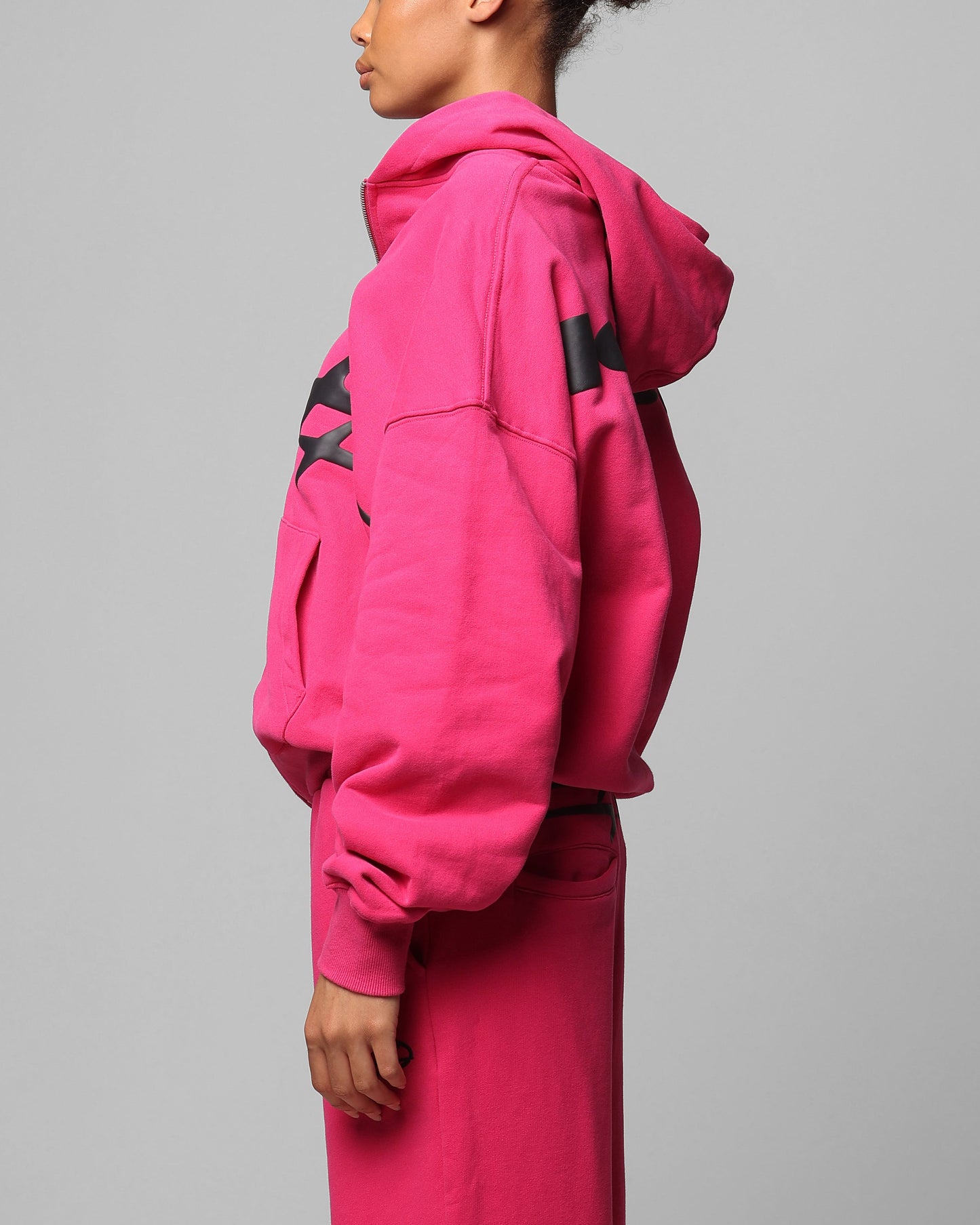 Loiter Celestial Full Zip Hoodie Pink