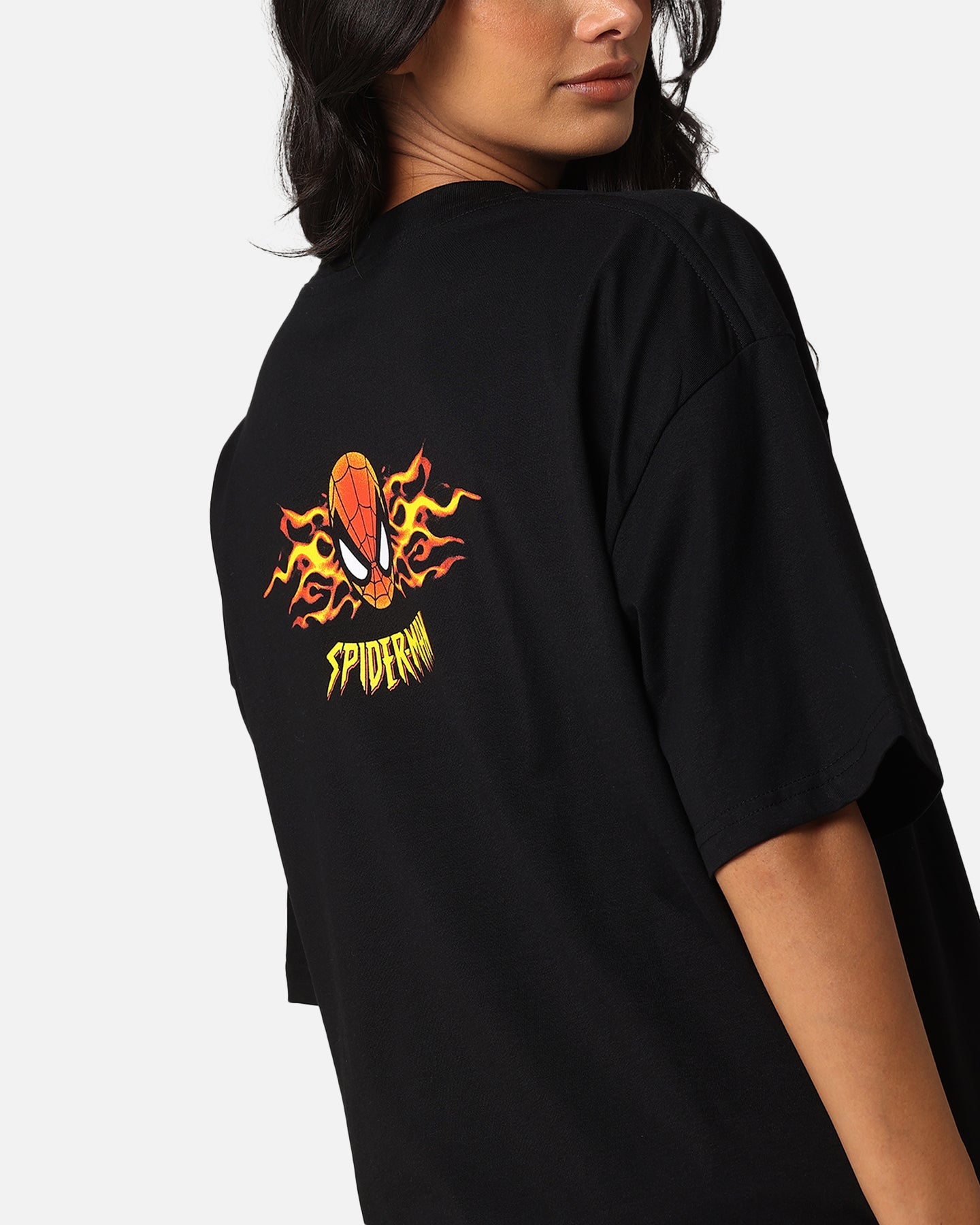 73Studio Marvel Spider-Man Y2K Spidey T-Shirt Black