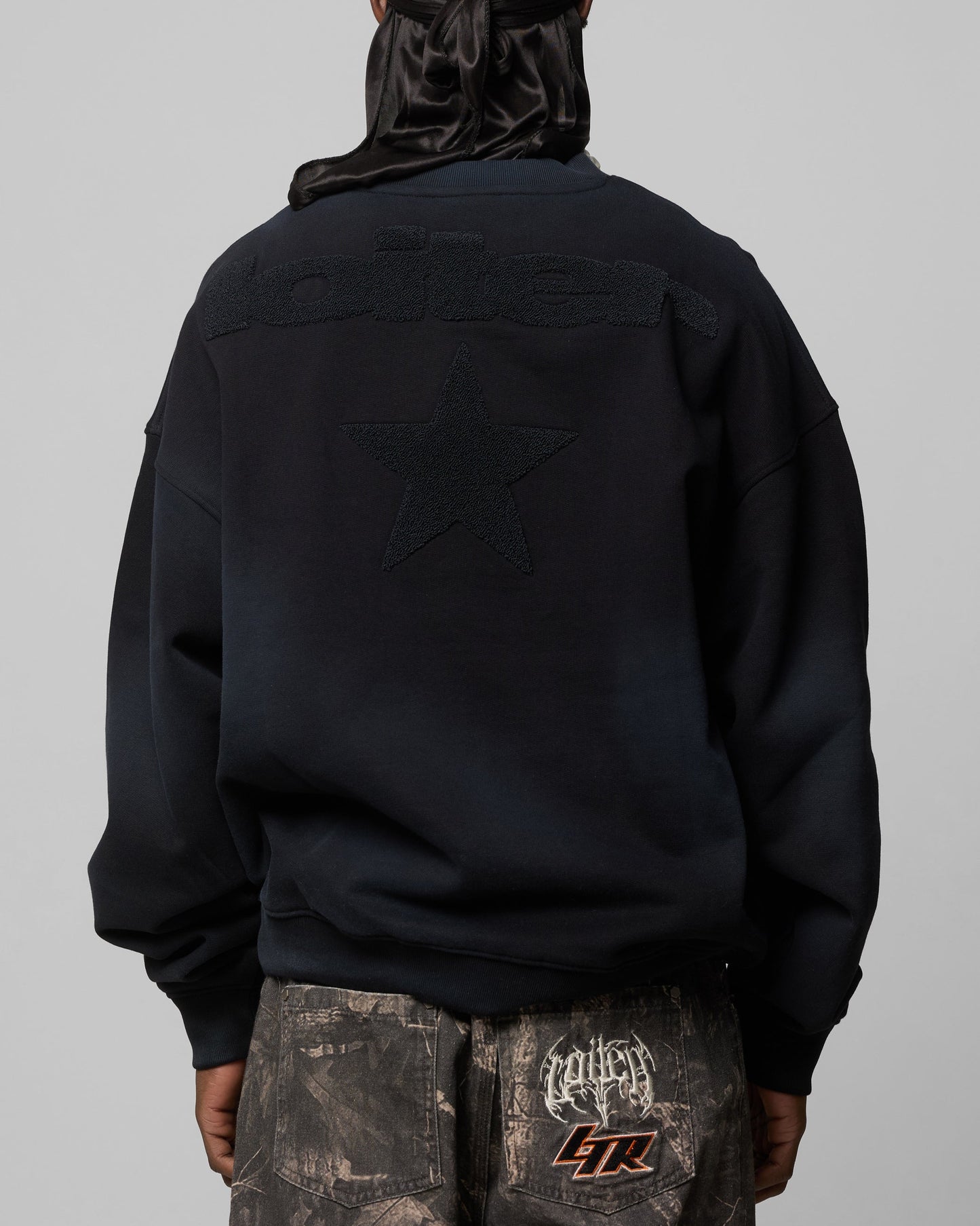 Loiter Premium Essentials Crewneck Washed Black