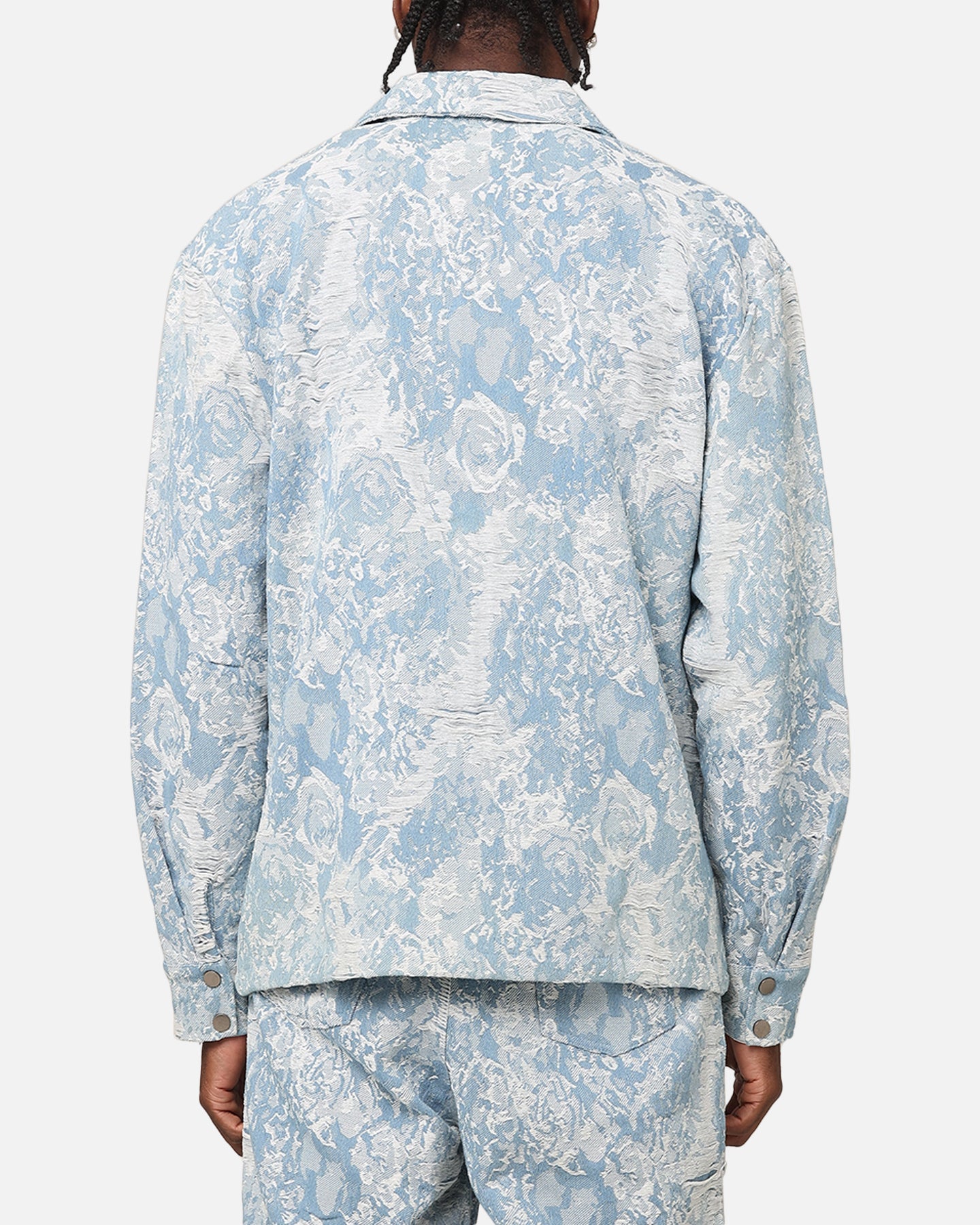 XXIII Denim Jacquard Jacket Pacific Blue