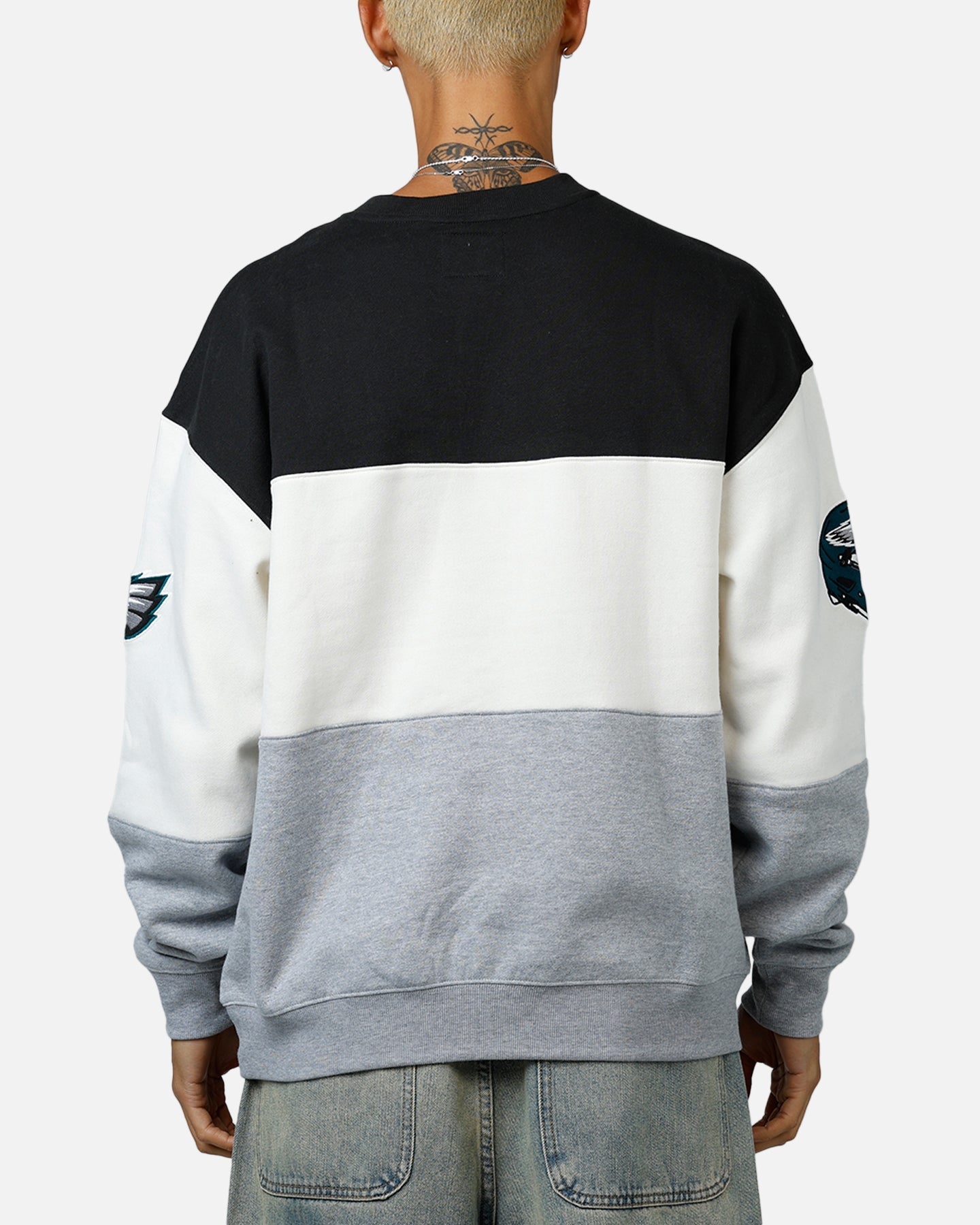 47 Brand Philadelphia Eagles Maximalist Crewneck Black/Green