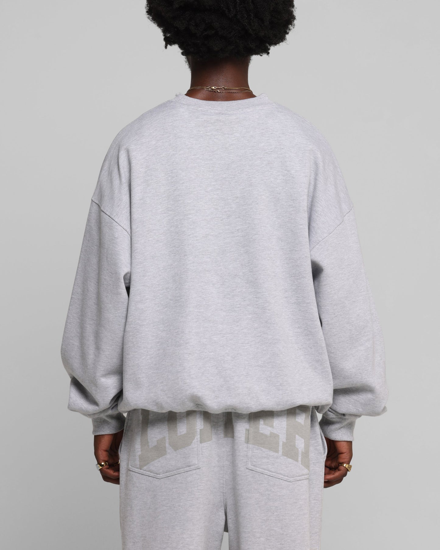 Loiter Arch Premium Crewneck Grey