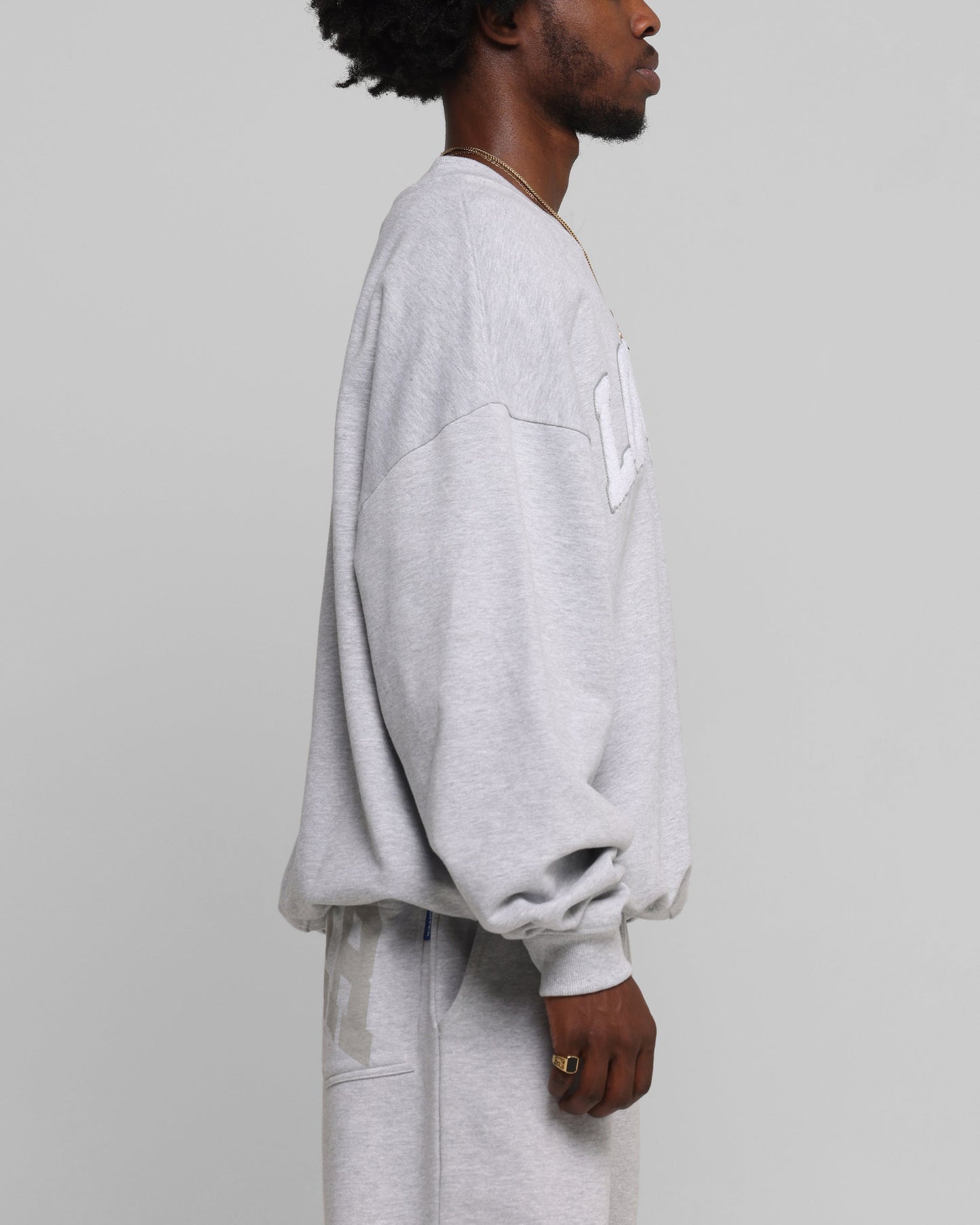 Loiter Arch Premium Crewneck Grey