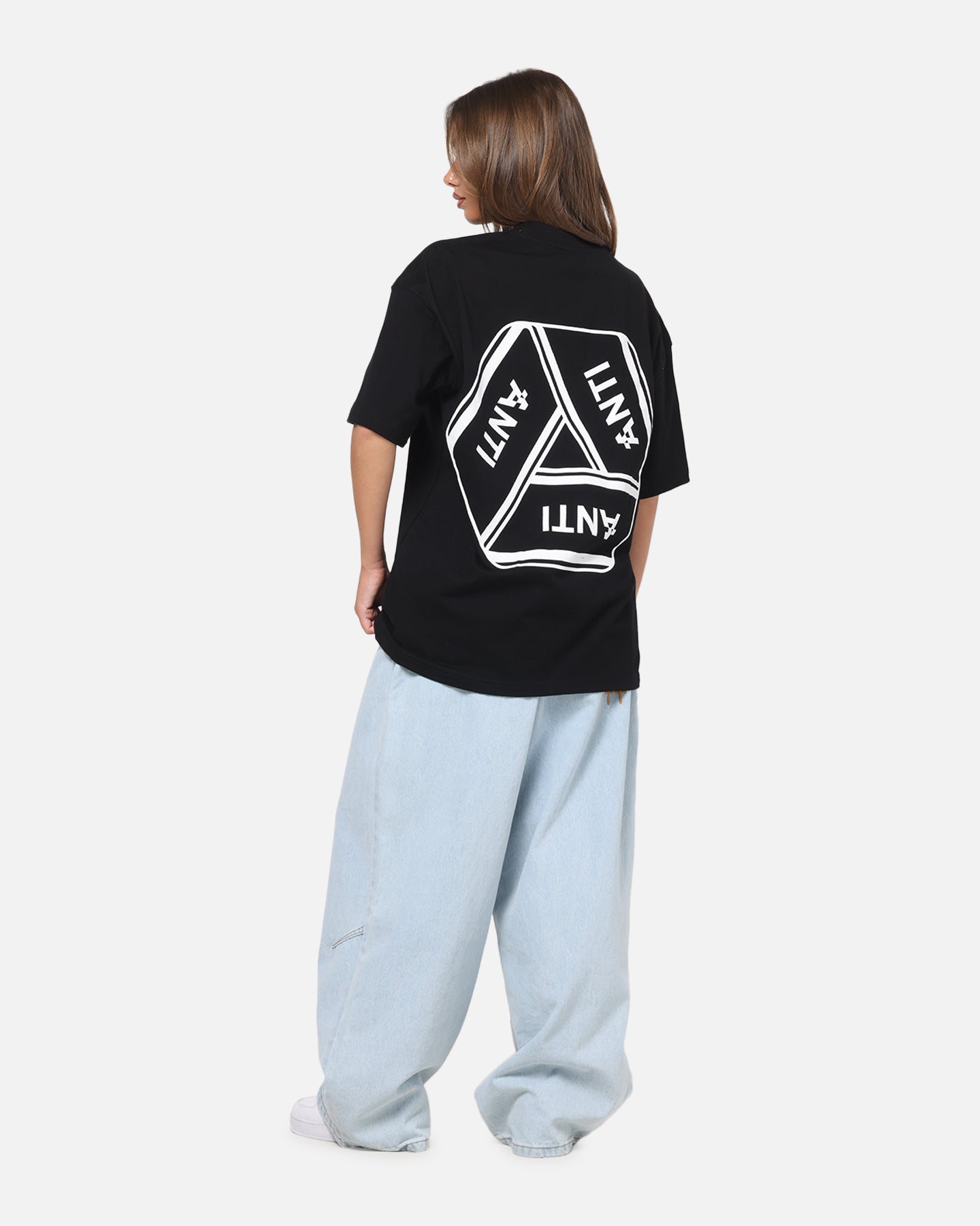 The Anti Order Reverse Logo T-Shirt Black
