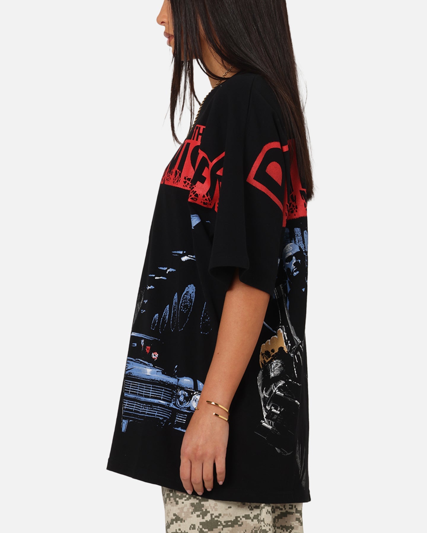 73Studio Marvel The Punisher All Over Print T-Shirt Black