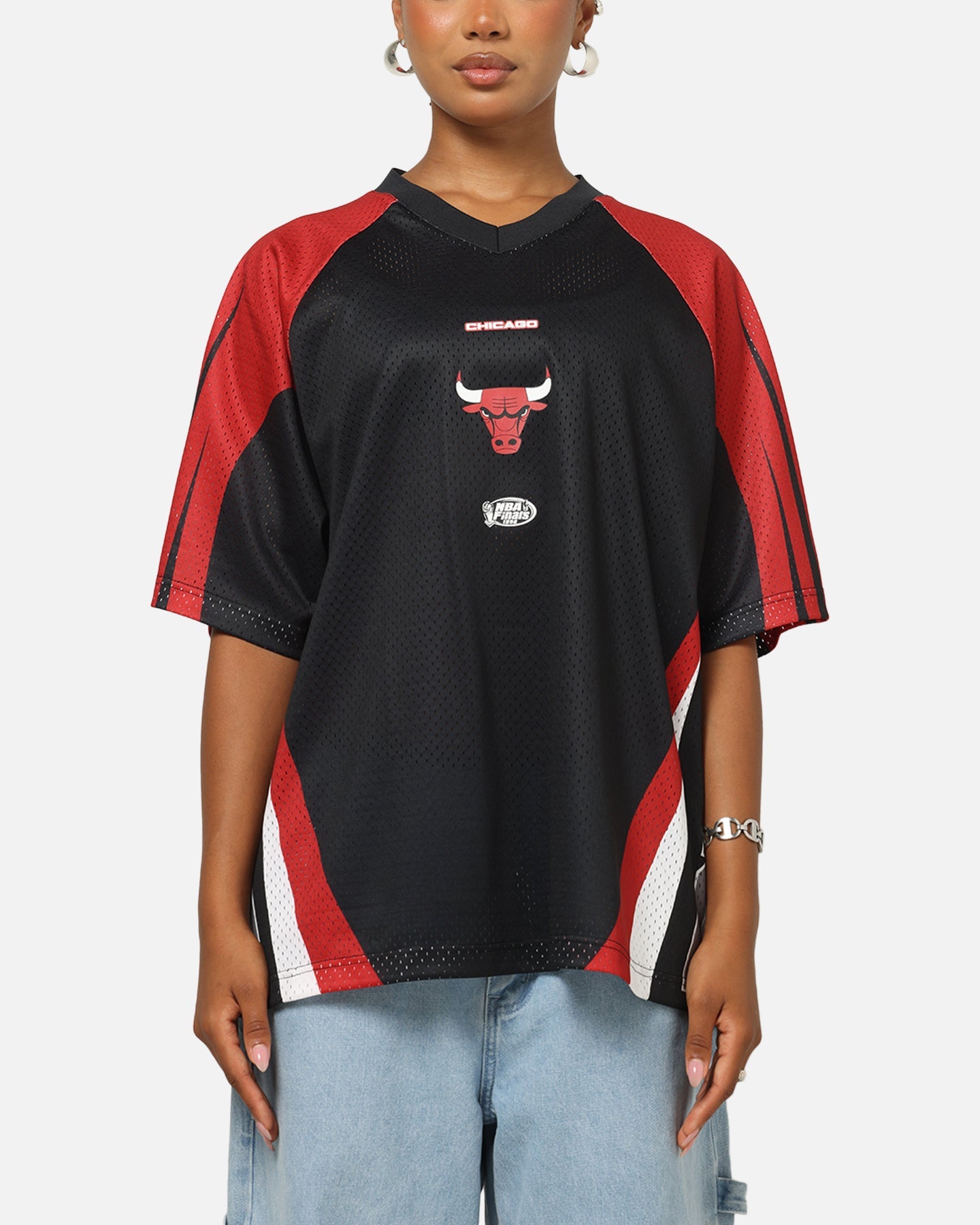 Mitchell & Ness Chicago Bulls Warehouse Rave Jersey Black/Red