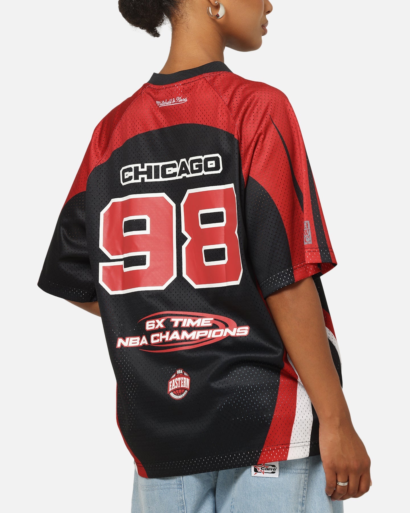 Mitchell & Ness Chicago Bulls Warehouse Rave Jersey Black/Red