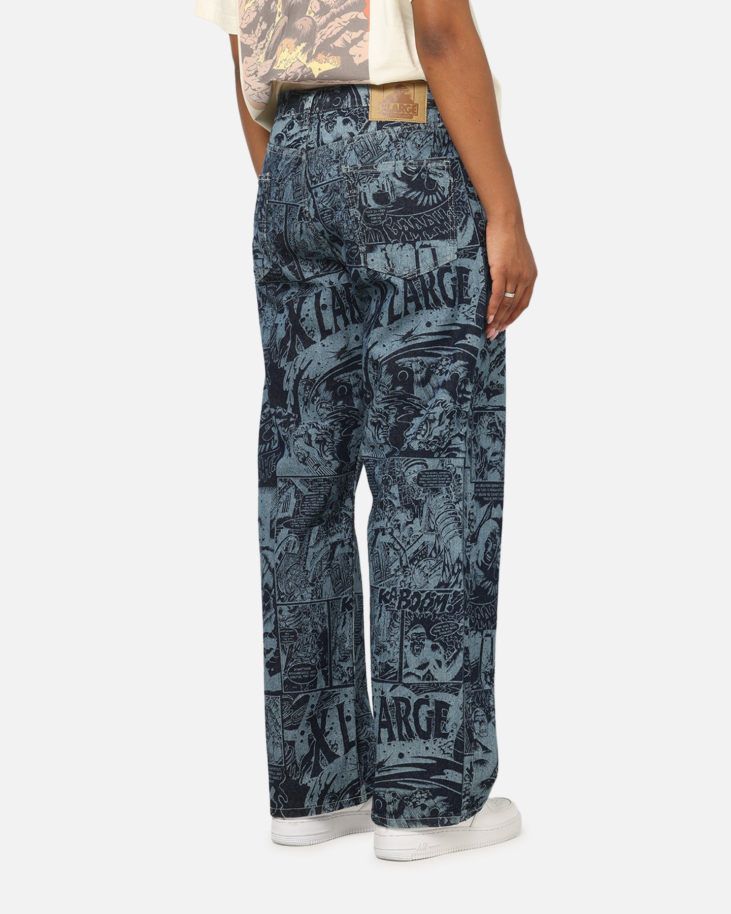 X-Large Comic Denim Pants Indigo
