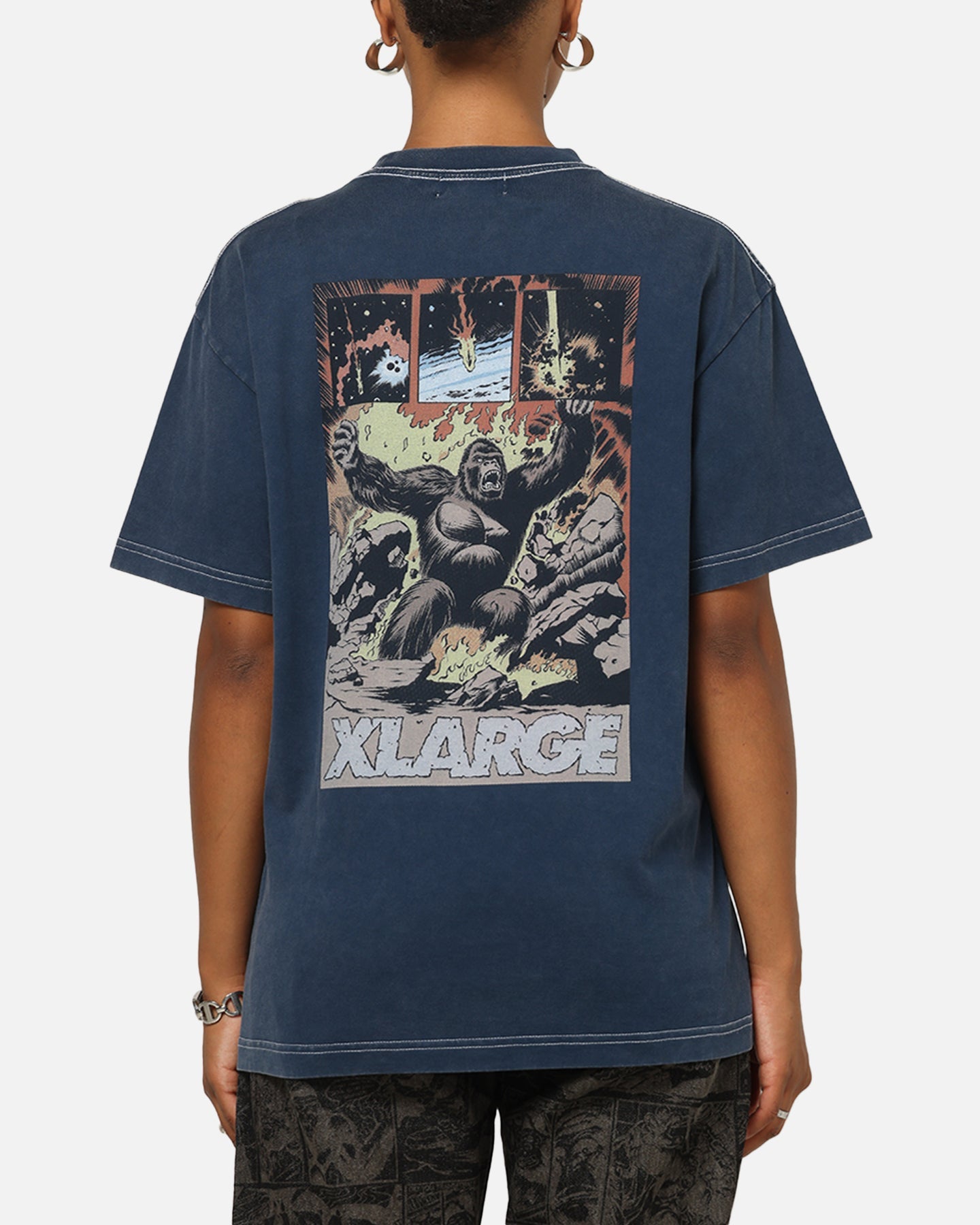 X-Large Comic II T-Shirt Navy