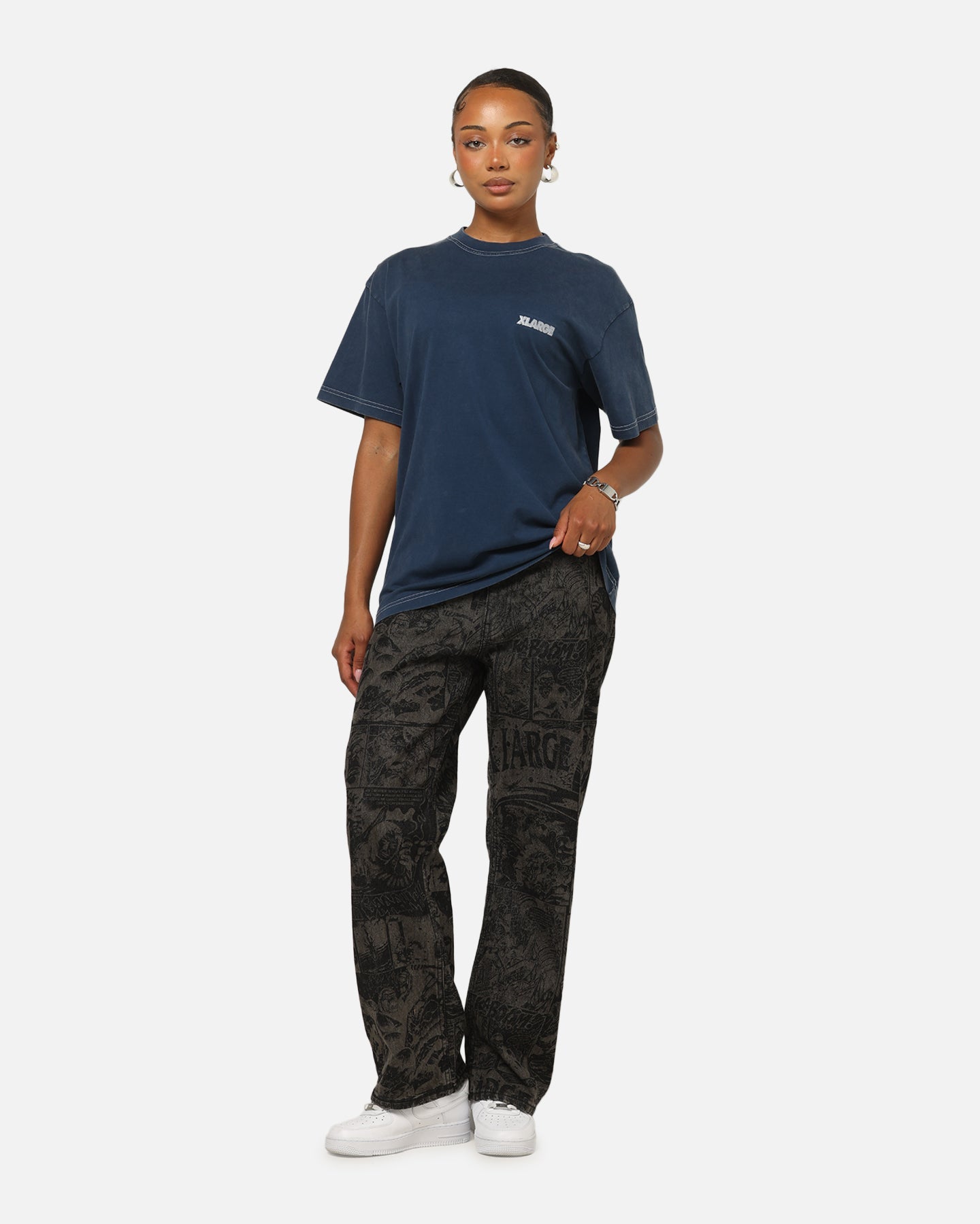X-Large Comic II T-Shirt Navy