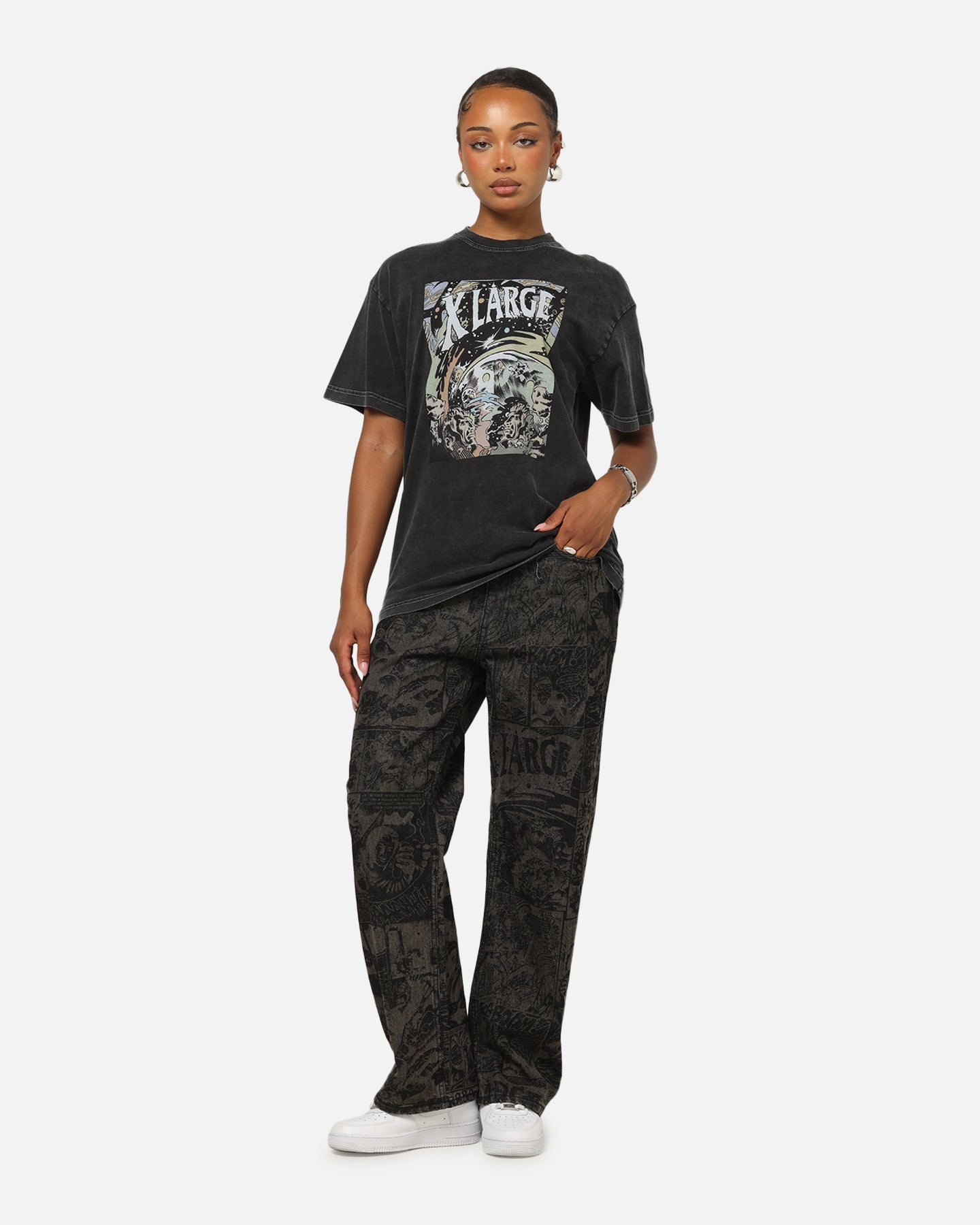 X-Large Comics T-Shirt Black