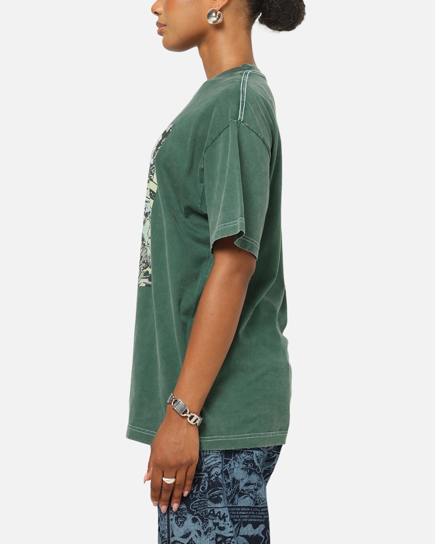 X-Large Comic T-Shirt Green