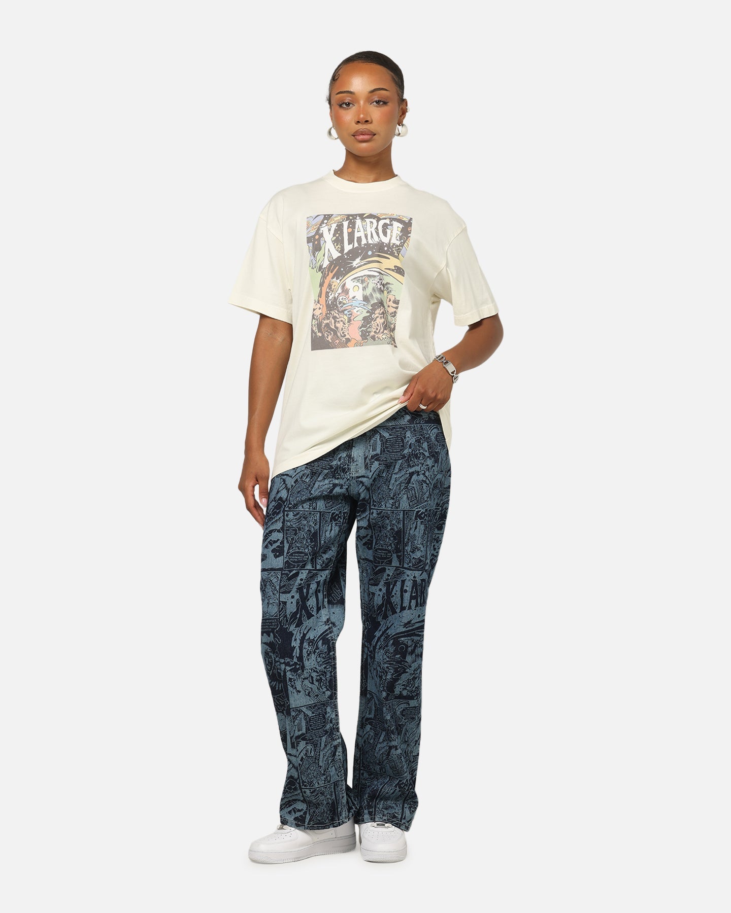 X-Large Comic T-Shirt Off White