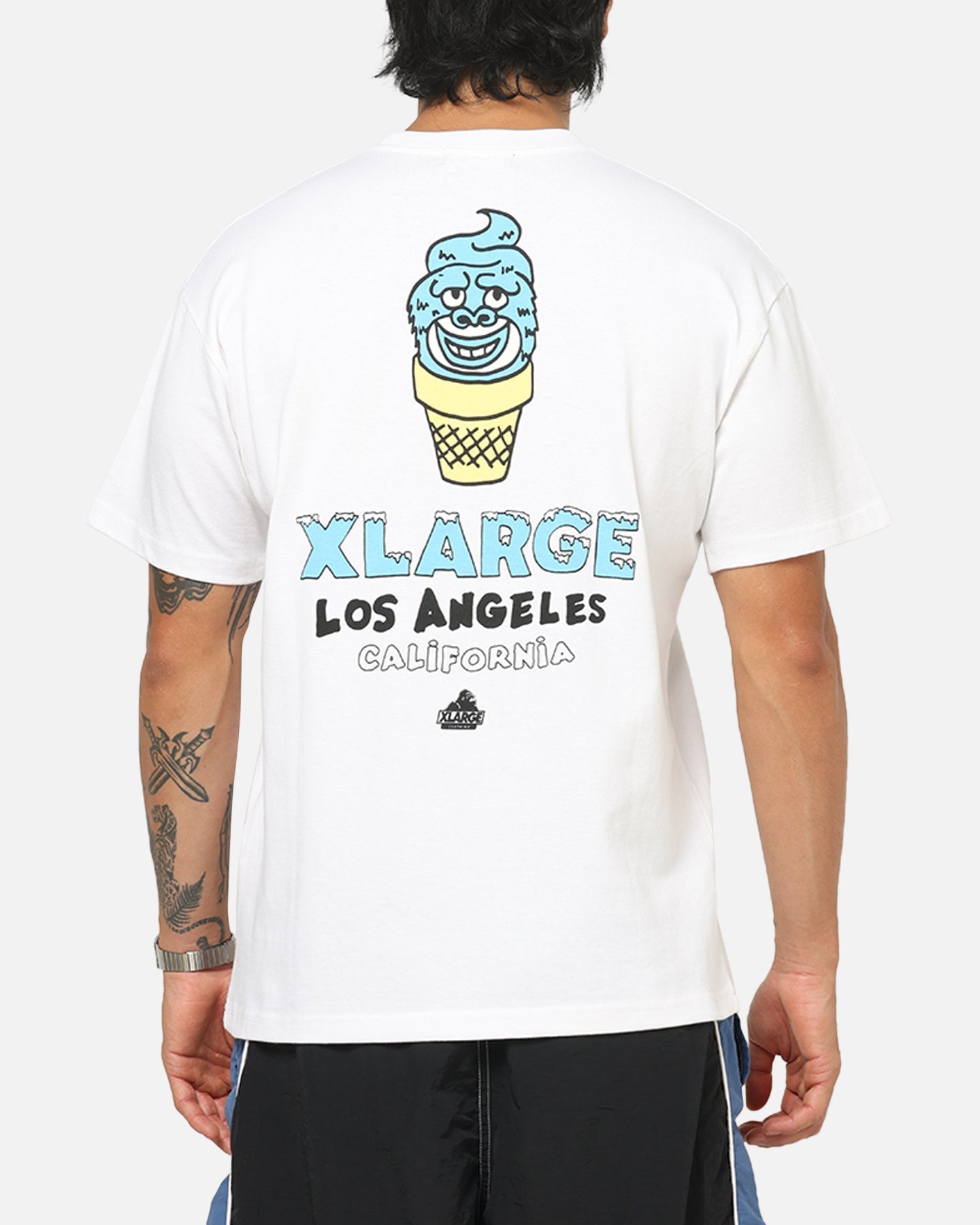 X-Large Ice Cream T-Shirt White