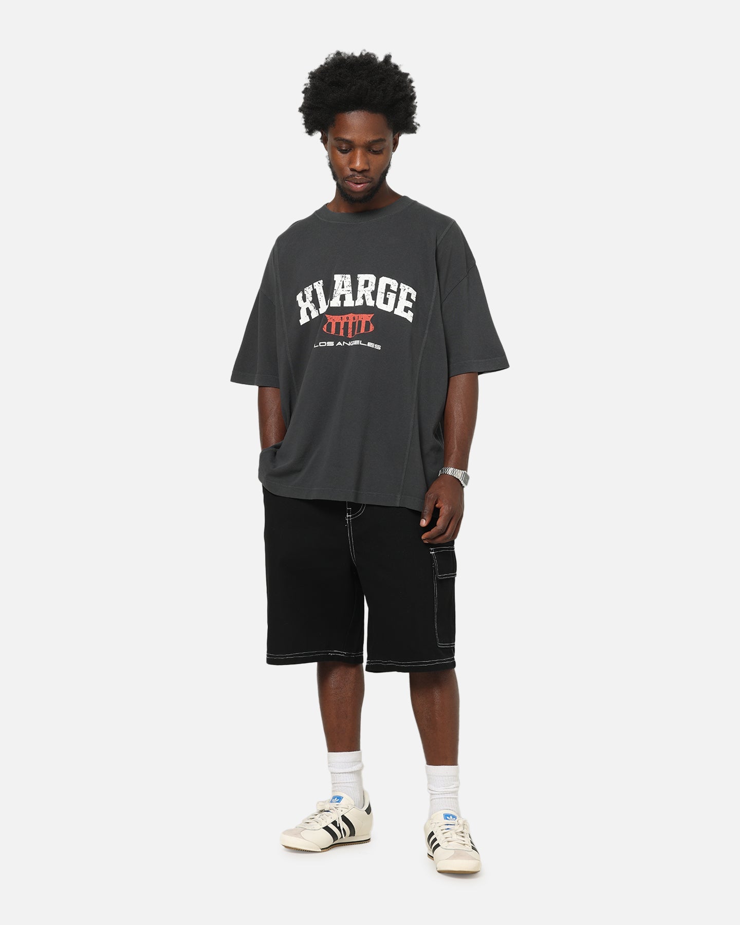 X-Large Panel Gorilla Fit T-Shirt Pigment Black