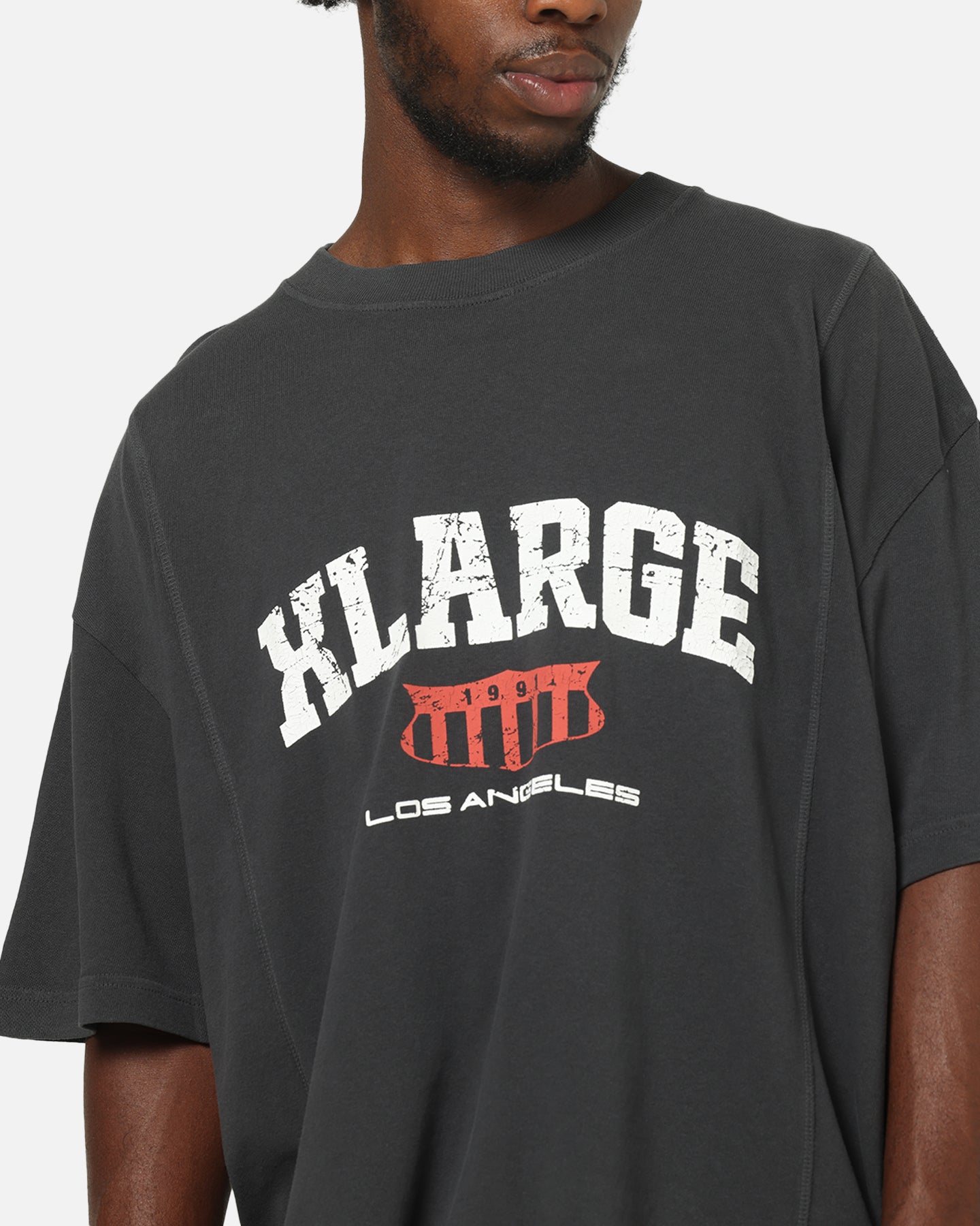 X-Large Panel Gorilla Fit T-Shirt Pigment Black