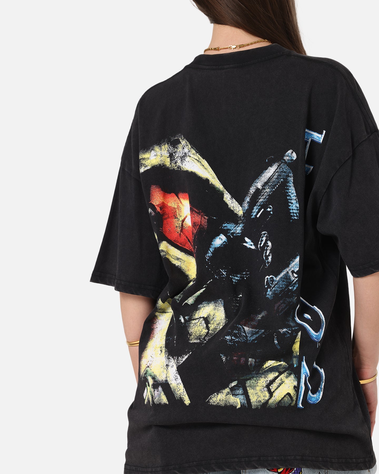 73Studio X Halo Halo 2 Masterchief Vintage T-Shirt Black Acidwash