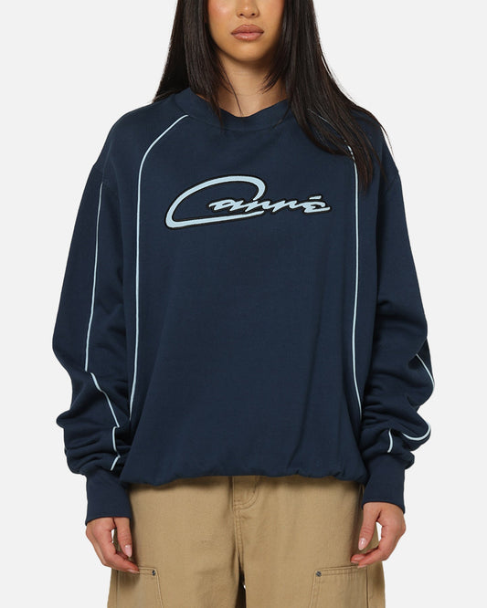 Carre International Star Crewneck Navy