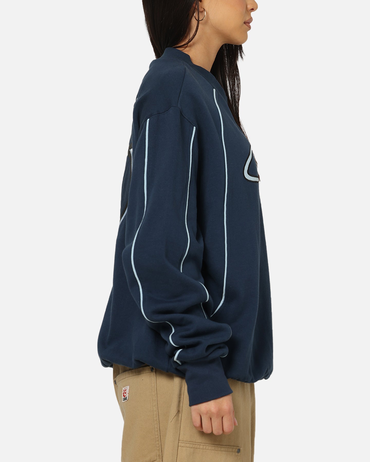 Carre International Star Crewneck Navy