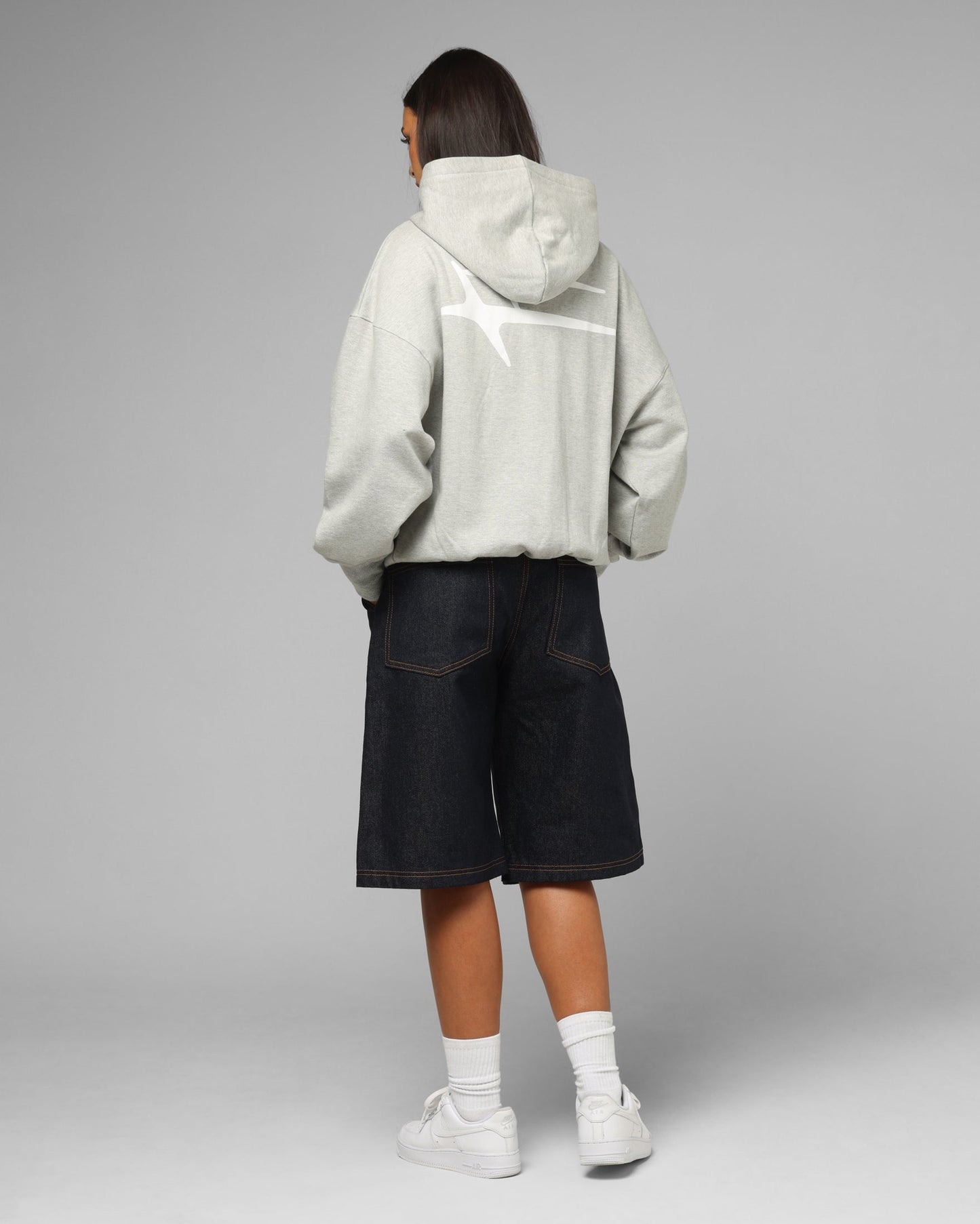 Loiter Ultra Hybrid Zip Hoodie Grey