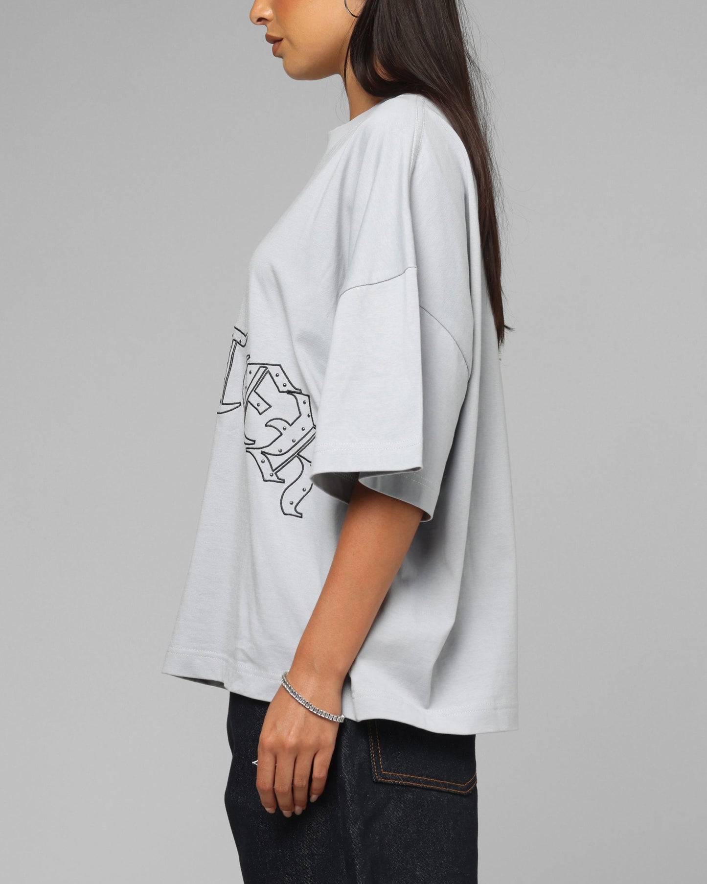 Loiter Destruct T-Shirt Grey
