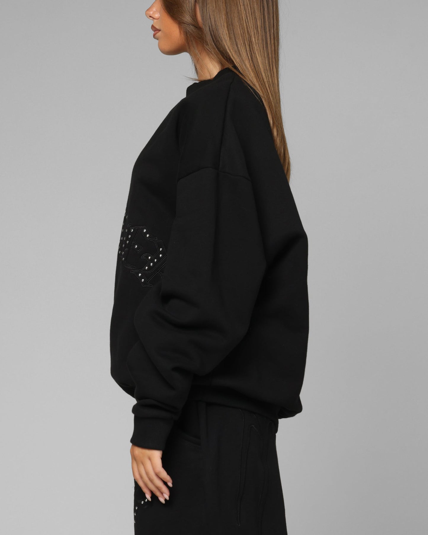 Loiter Destruct Crewneck Black