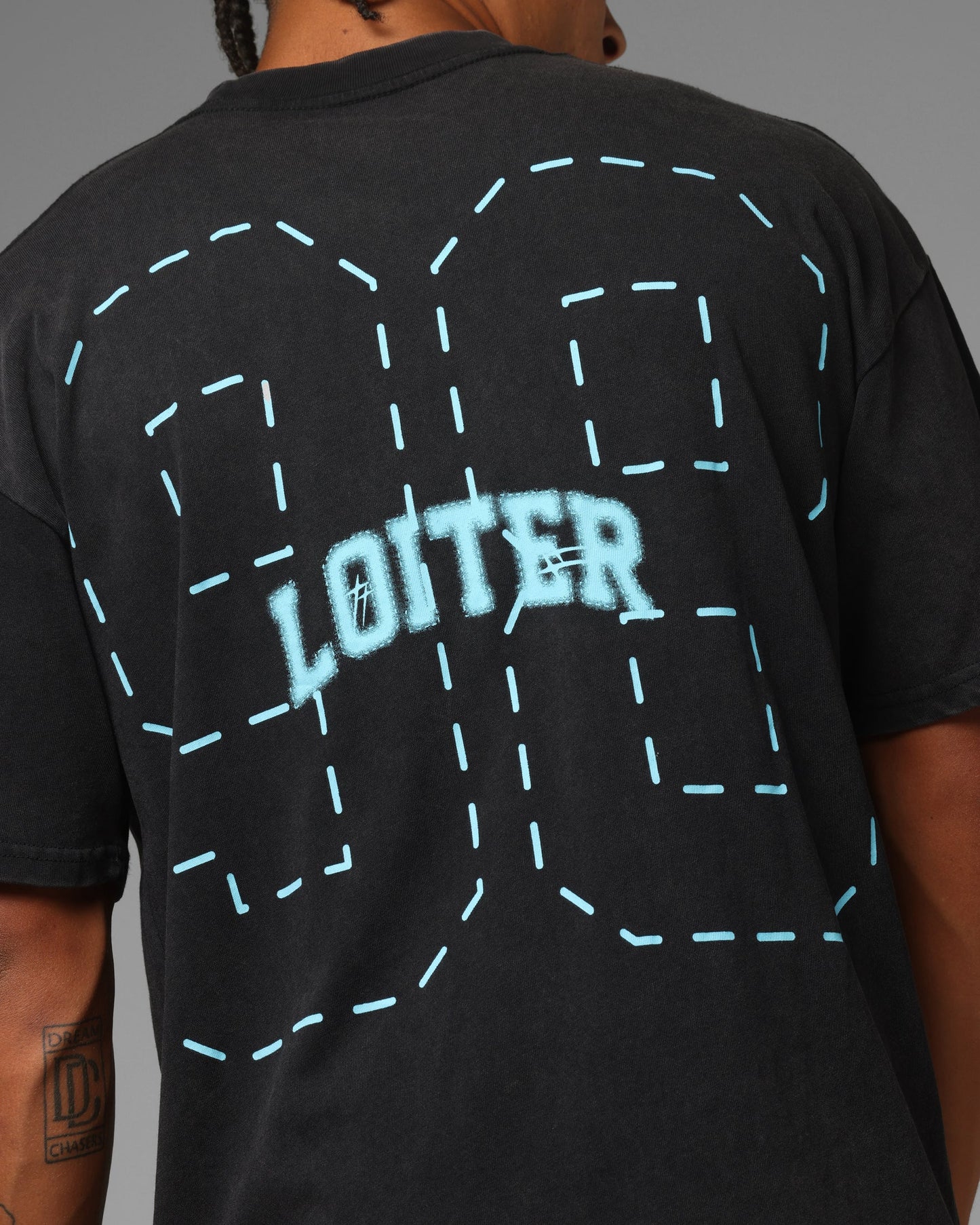 Loiter Phanton 98 T-Shirt Black Acidwash