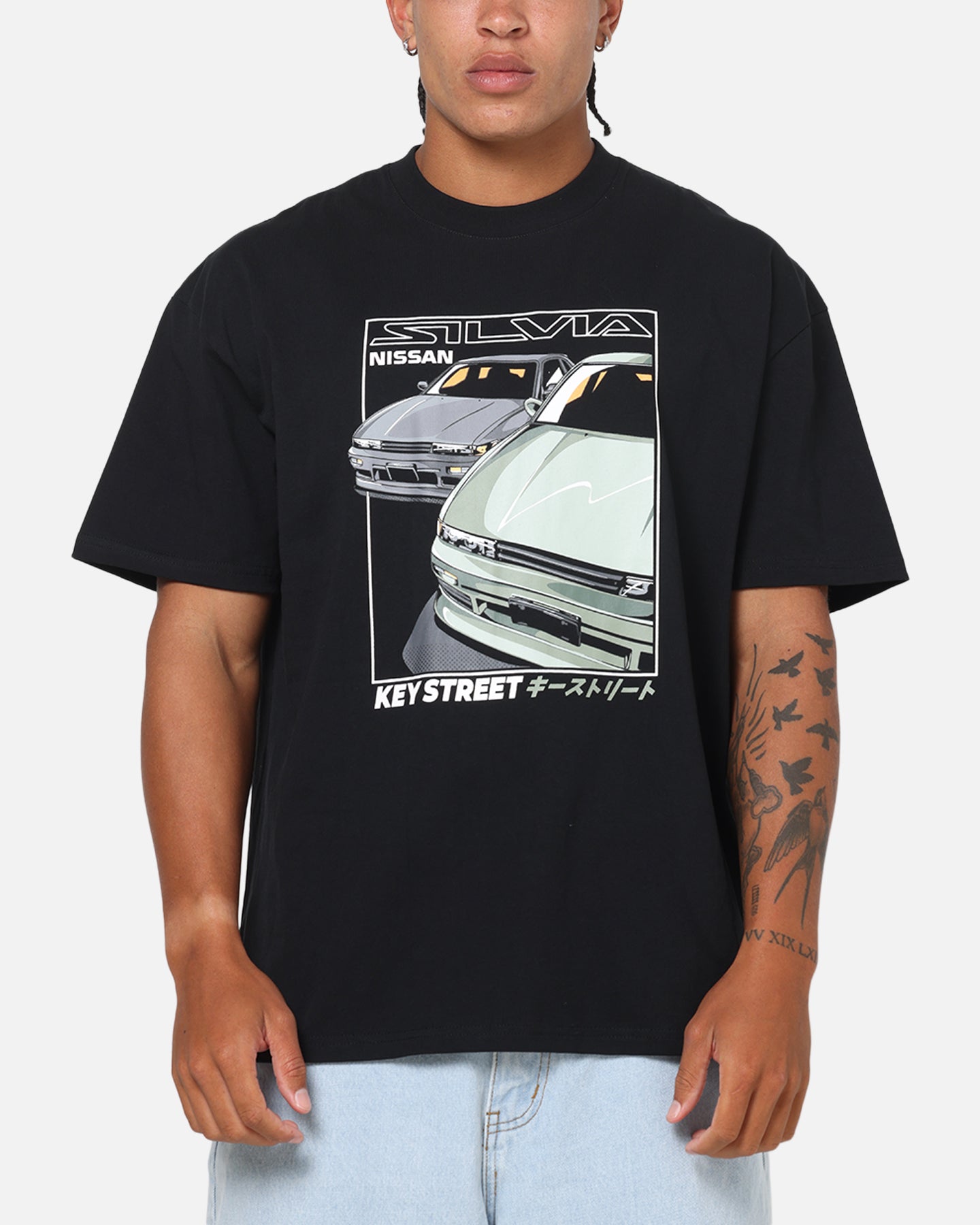 Key Street S13 T-Shirt Black