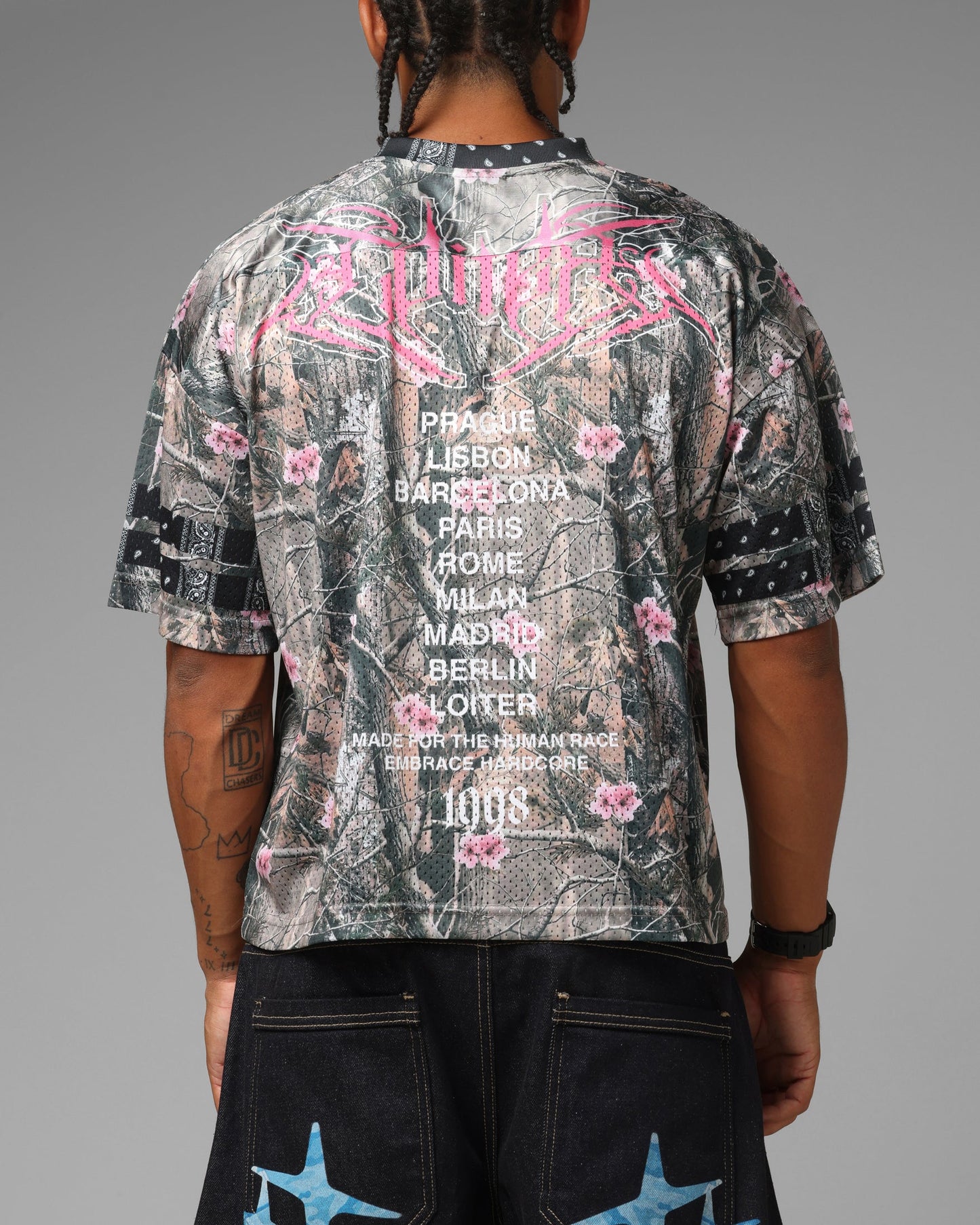 Loiter Hardcore Jersey Real Tree/Pink
