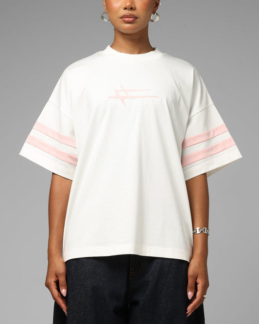 Loiter Hybrid Endzone T-Shirt Off White
