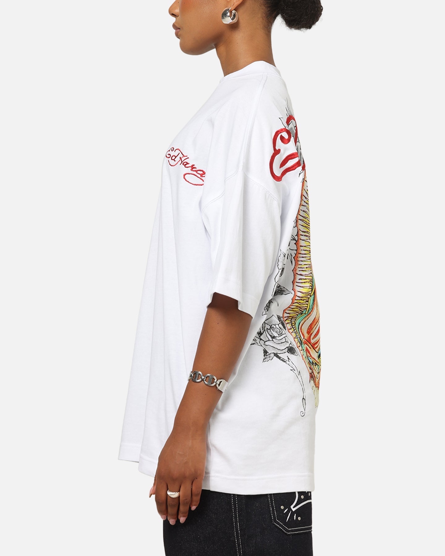 Ed Hardy Holy T-Shirt White