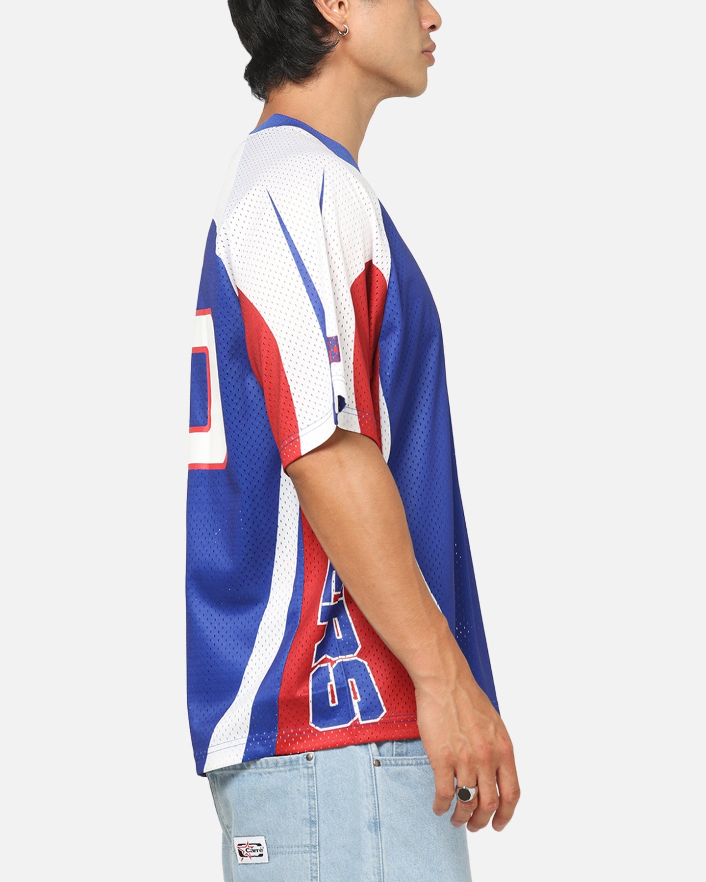 Mitchell & Ness Buffalo Bills Warehouse Rave Jersey White/Blue/Red