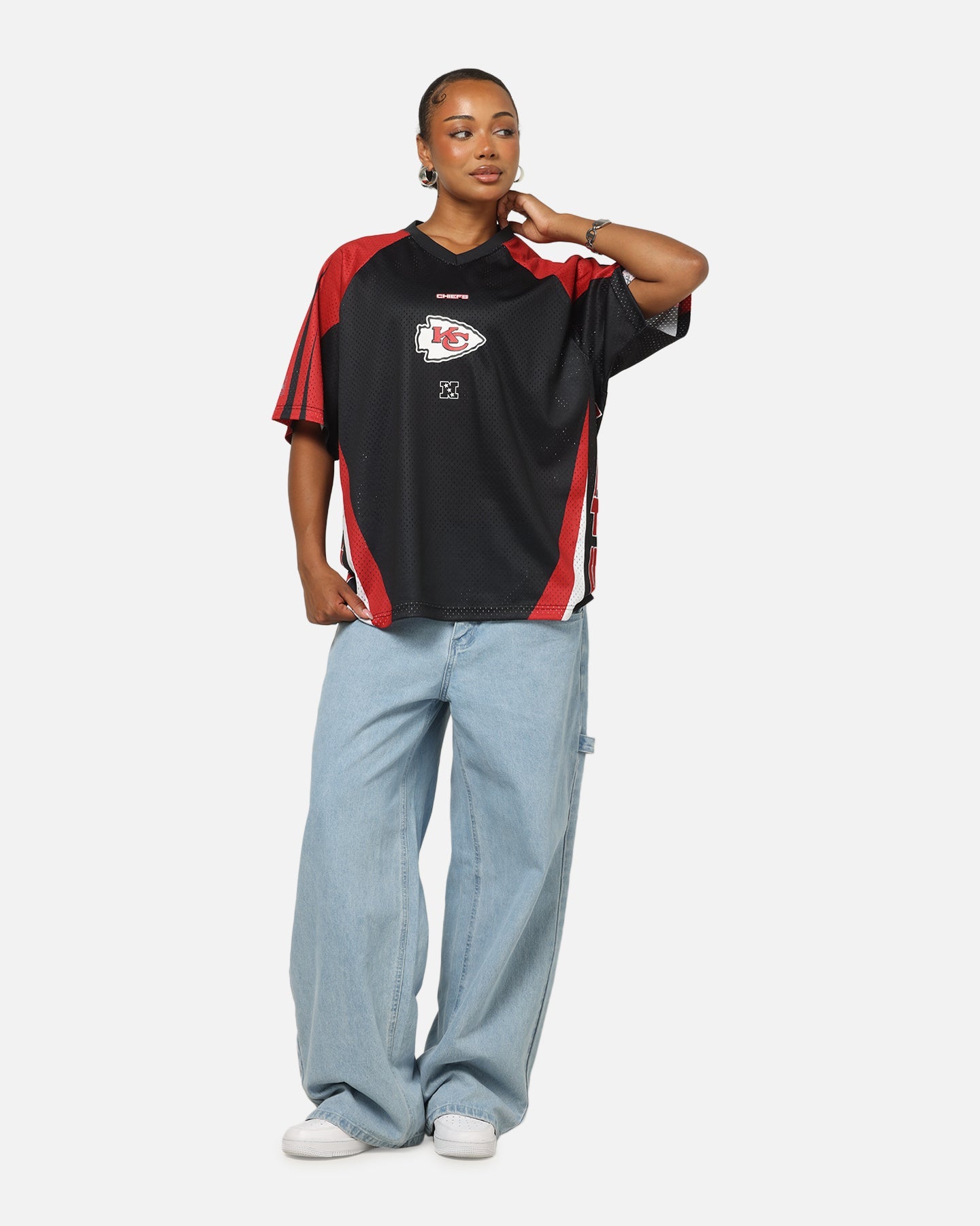 Mitchell & Ness Kansas City Chiefs Warehouse Rave Jersey Black/Red/White