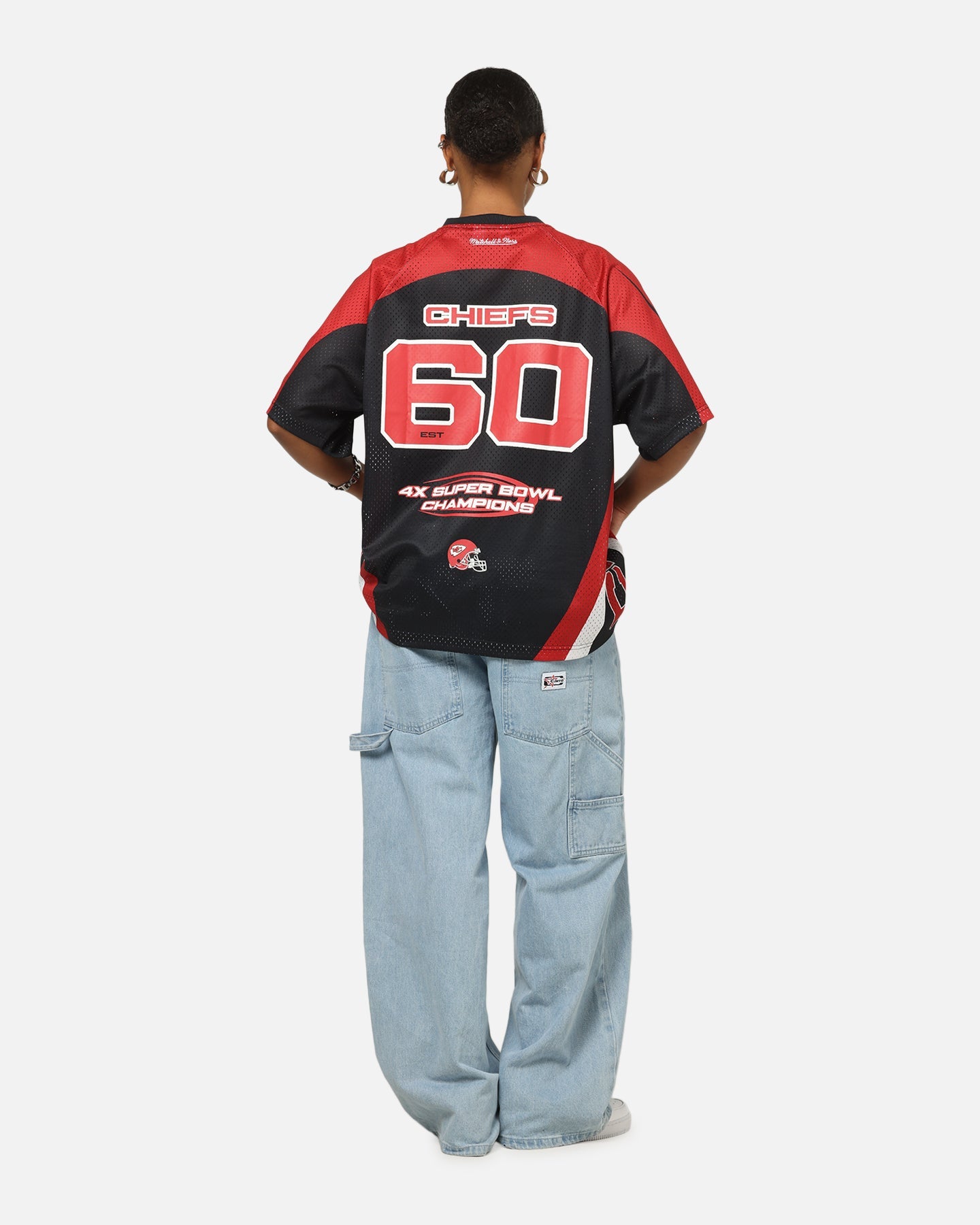 Mitchell & Ness Kansas City Chiefs Warehouse Rave Jersey Black/Red/White
