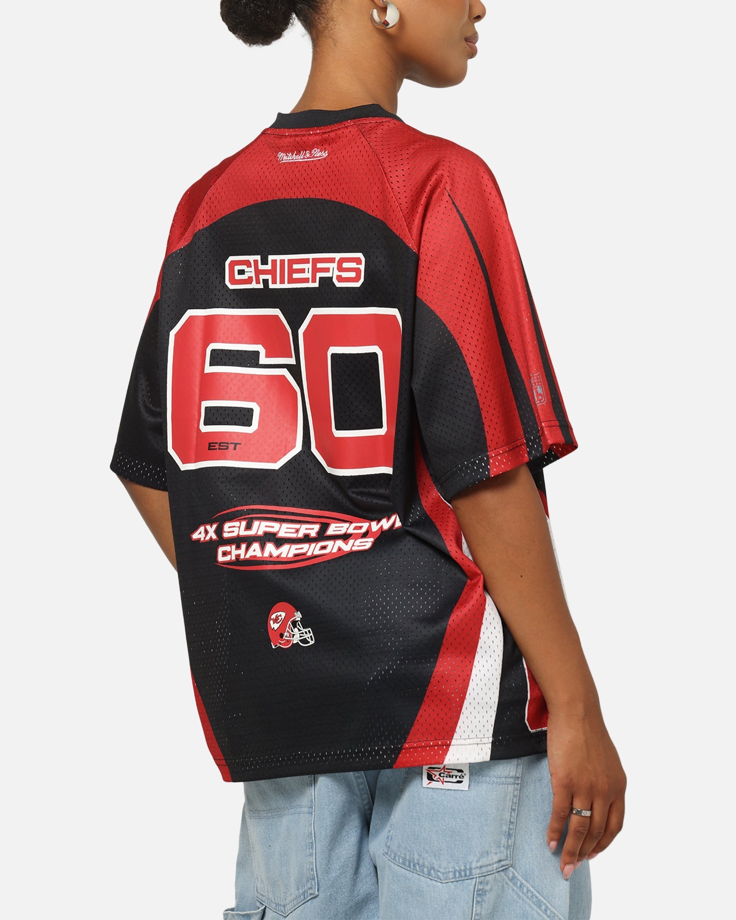Mitchell & Ness Kansas City Chiefs Warehouse Rave Jersey Black/Red/White