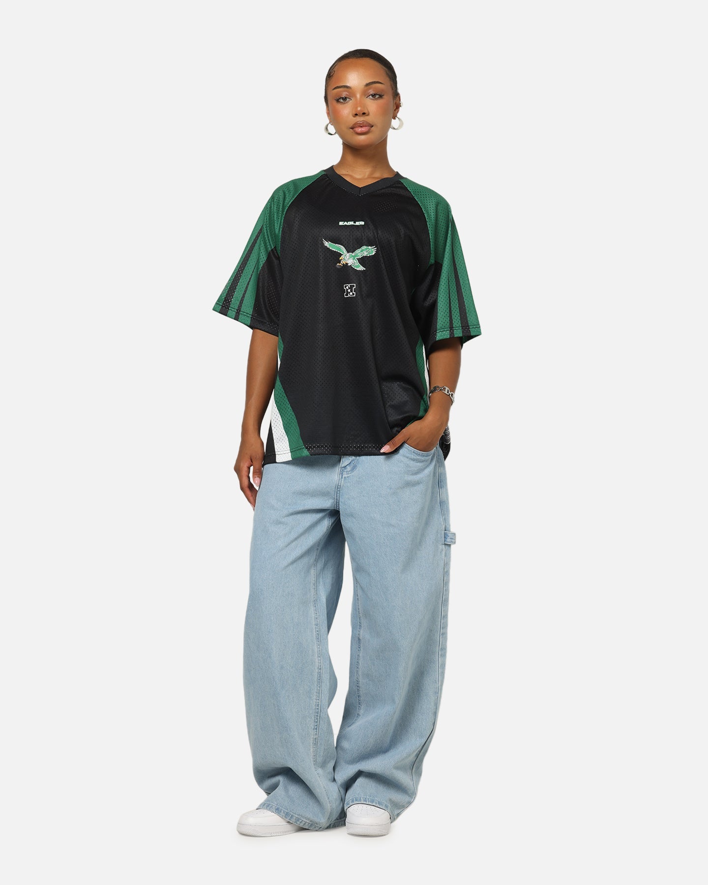 Mitchell & Ness Philadelphia Eagles Warehouse Rave Jersey Black/Green
