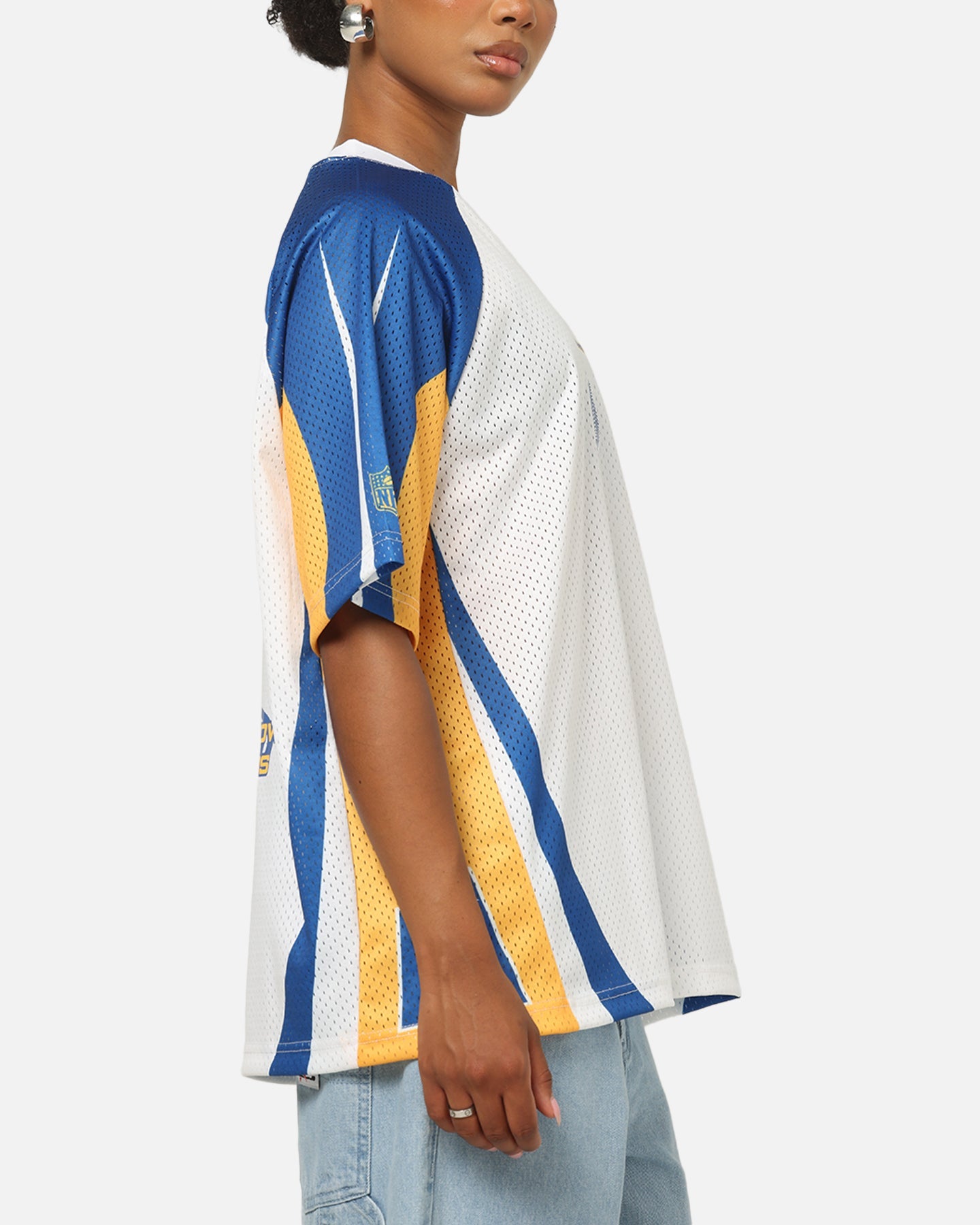 Mitchell & Ness Los Angeles Rams Warehouse Rave Jersey White/Blue/Yellow