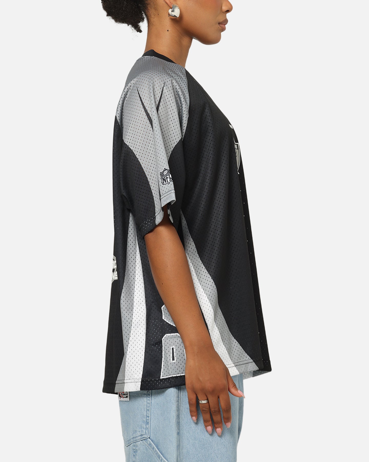 Mitchell & Ness Las Vegas Raiders Warehouse Rave Jersey Black/Grey/White