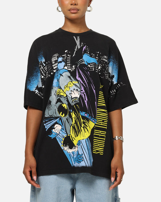 73Studio X DC Batman All Over Print T-Shirt Black Wash