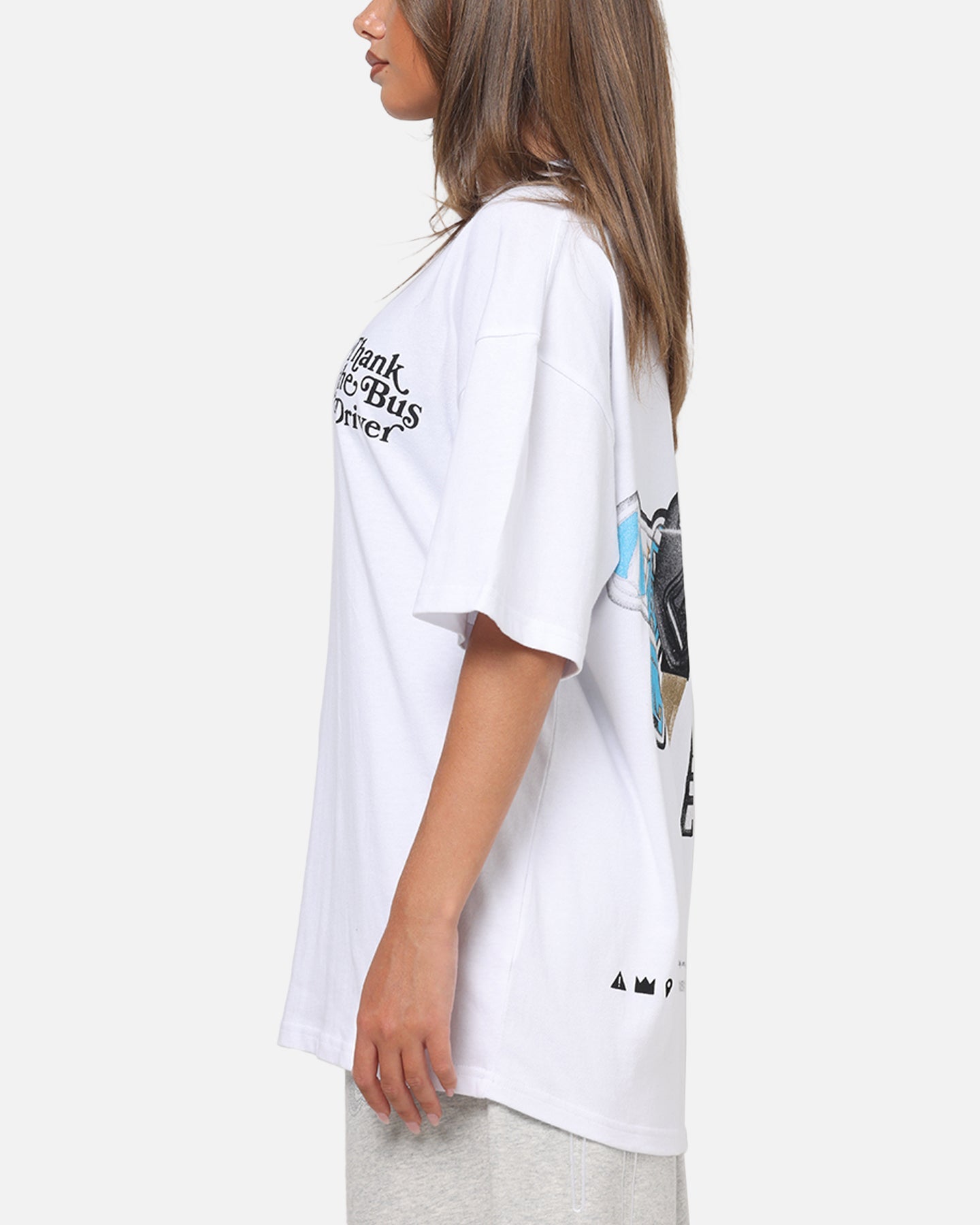 73Studio X Fortnite Thankyou Bus Driver T-Shirt White