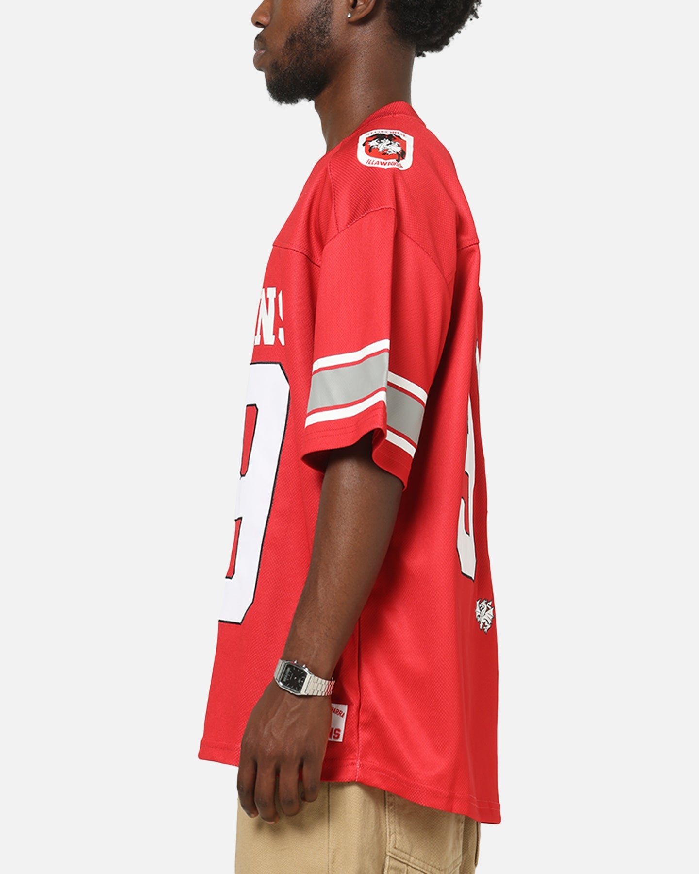 Bleacher Athletic St. George Illawarra Dragons NRL Gridiron Mesh Jersey Official Team Color