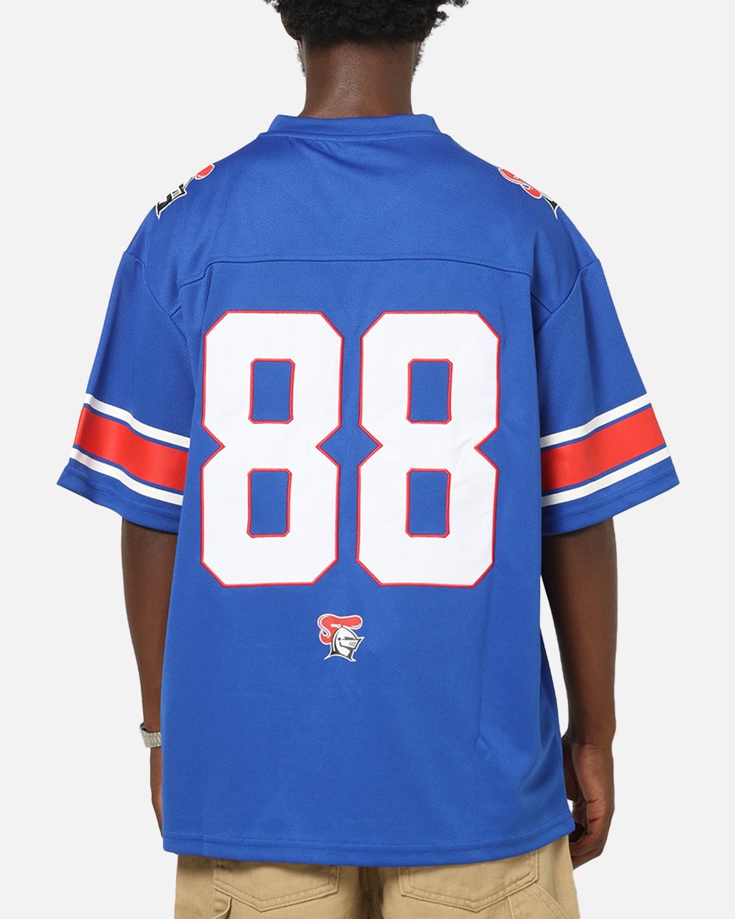 Bleacher Athletic Newcastle Knights NRL Gridiron Mesh Jersey Official Team Color