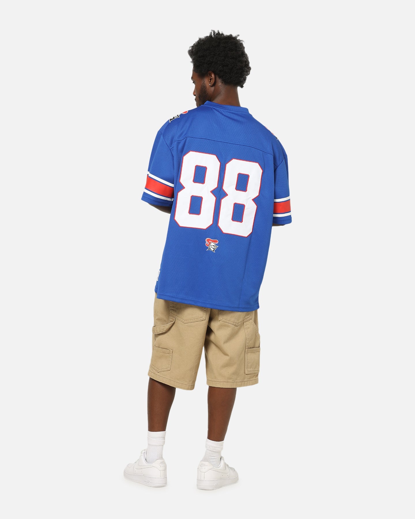 Bleacher Athletic Newcastle Knights NRL Gridiron Mesh Jersey Official Team Color