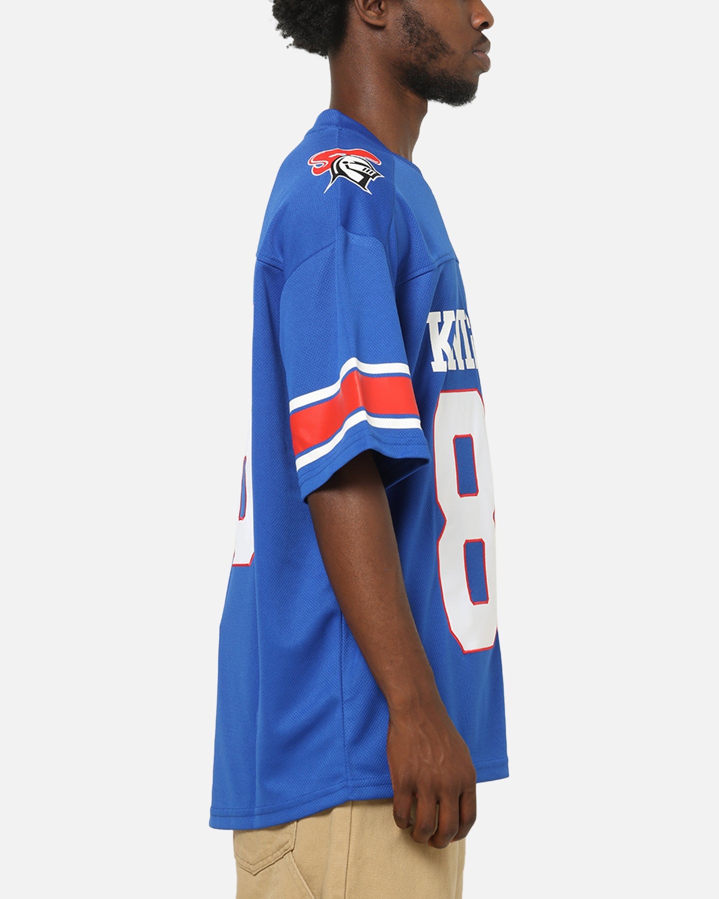 Bleacher Athletic Newcastle Knights NRL Gridiron Mesh Jersey Official Team Color