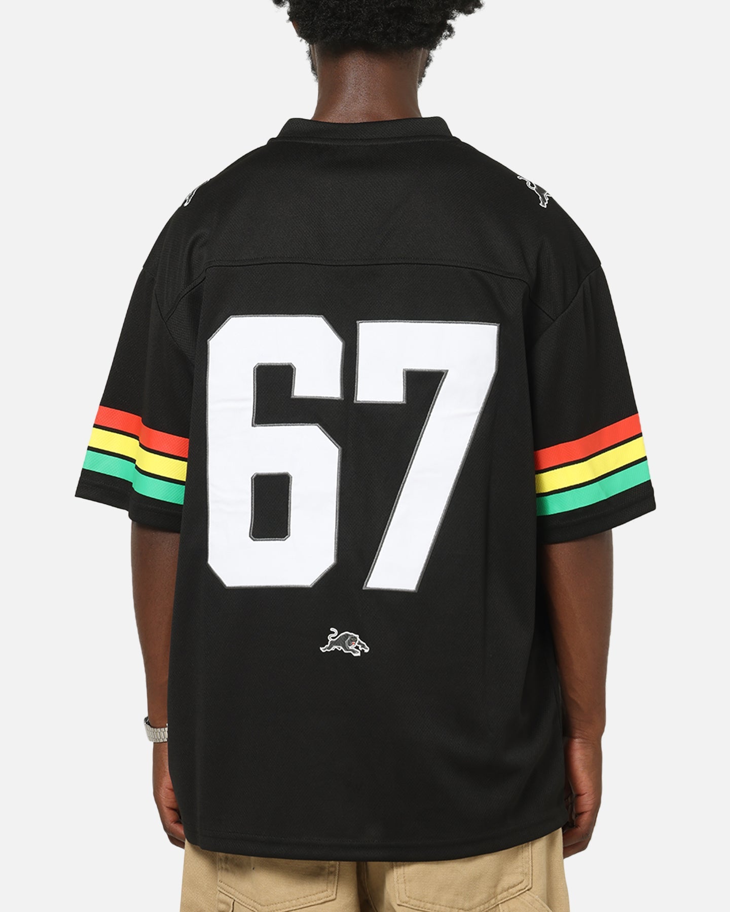 Bleacher Athletic Penrith Panthers NRL Gridiron Mesh Jersey Official Team Color