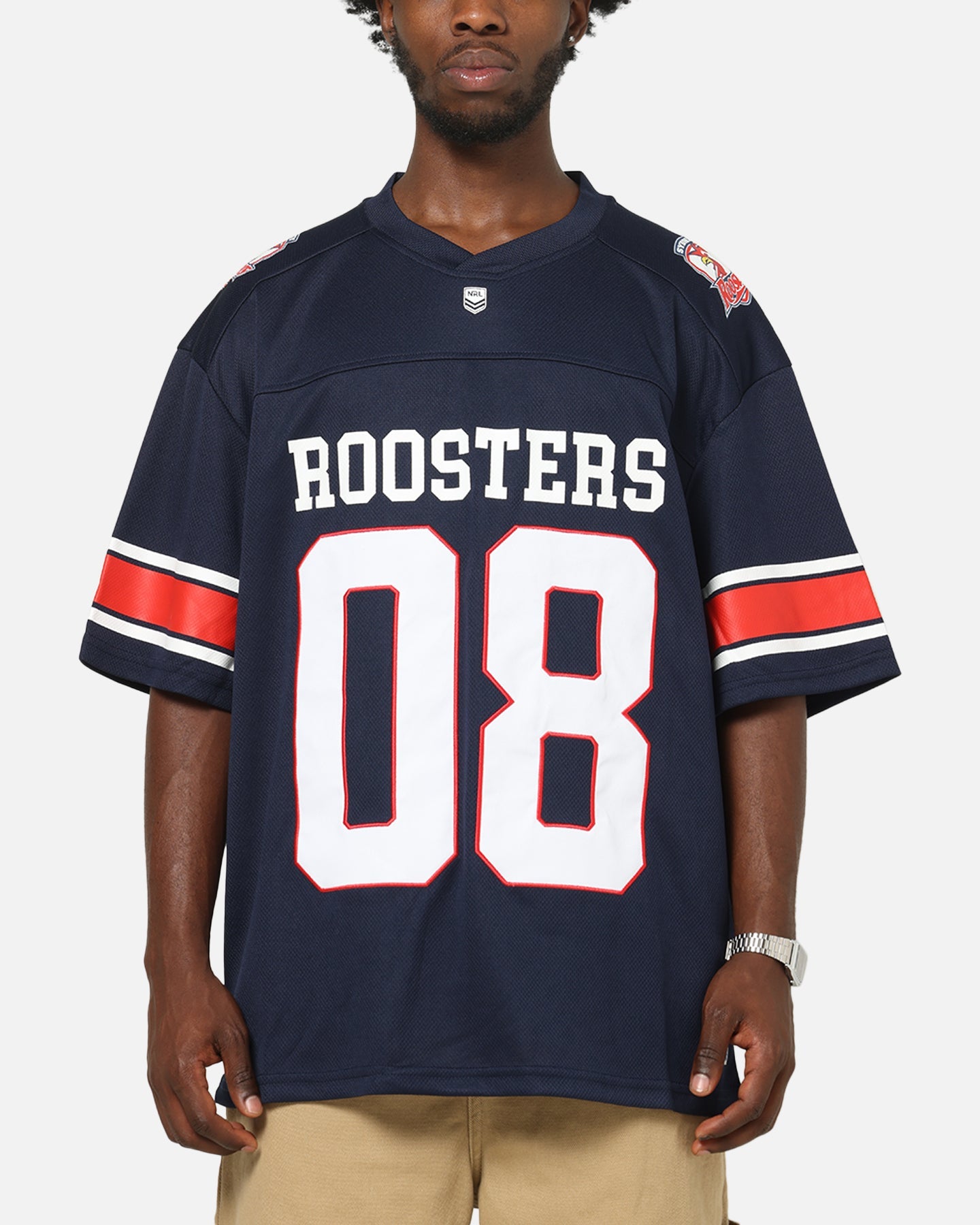 Bleacher Athletic Sydney Roosters NRL Gridiron Mesh Jersey Official Team Color