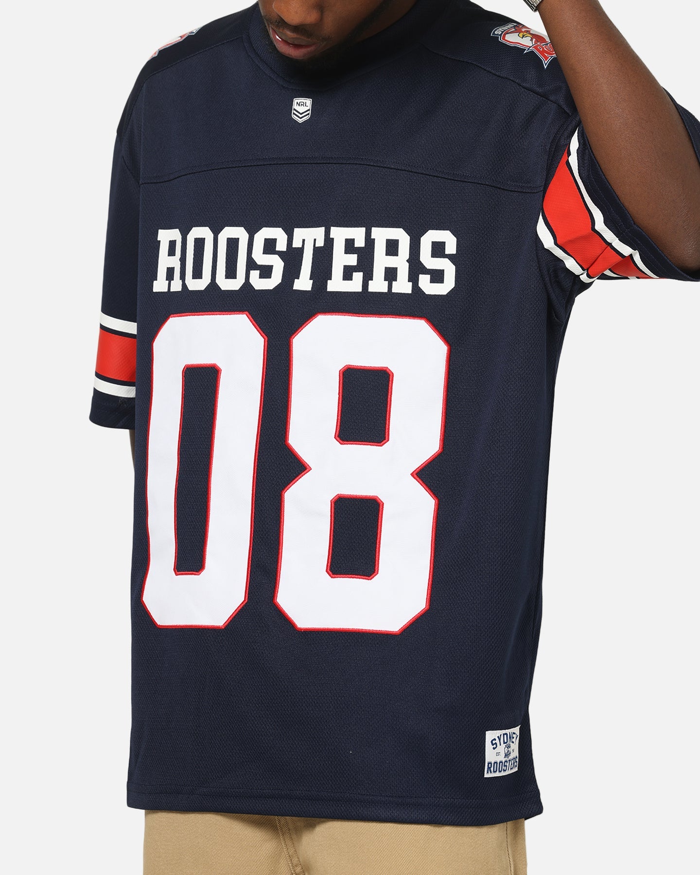 Bleacher Athletic Sydney Roosters NRL Gridiron Mesh Jersey Official Team Color