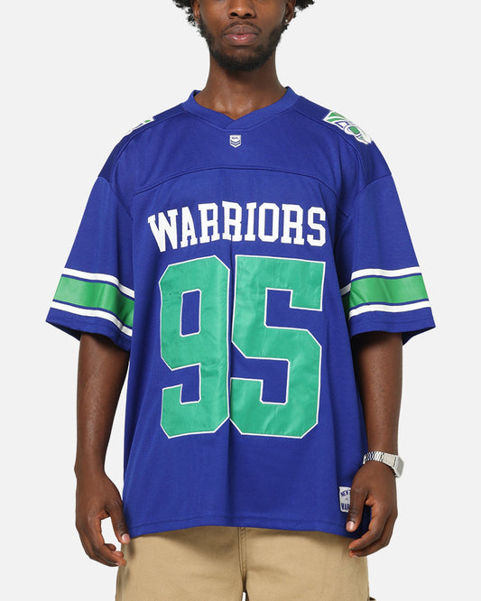 Bleacher Athletic New Zealand Warriors NRL Gridiron Mesh Jersey Official Team Color