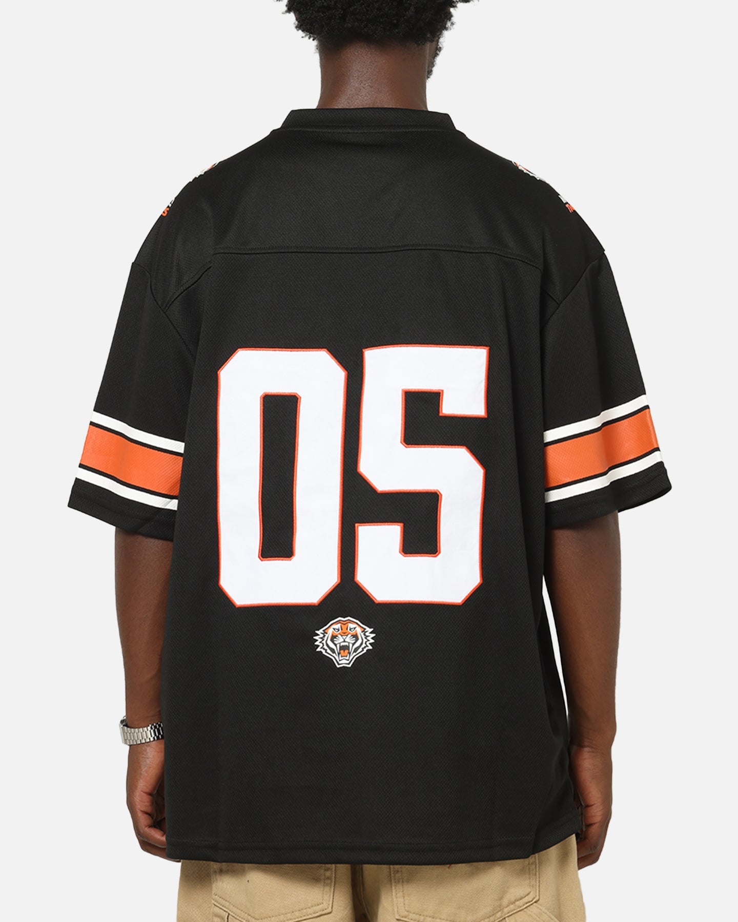 Bleacher Athletic Wests Tigers NRL Gridiron Mesh Jersey Official Team Color